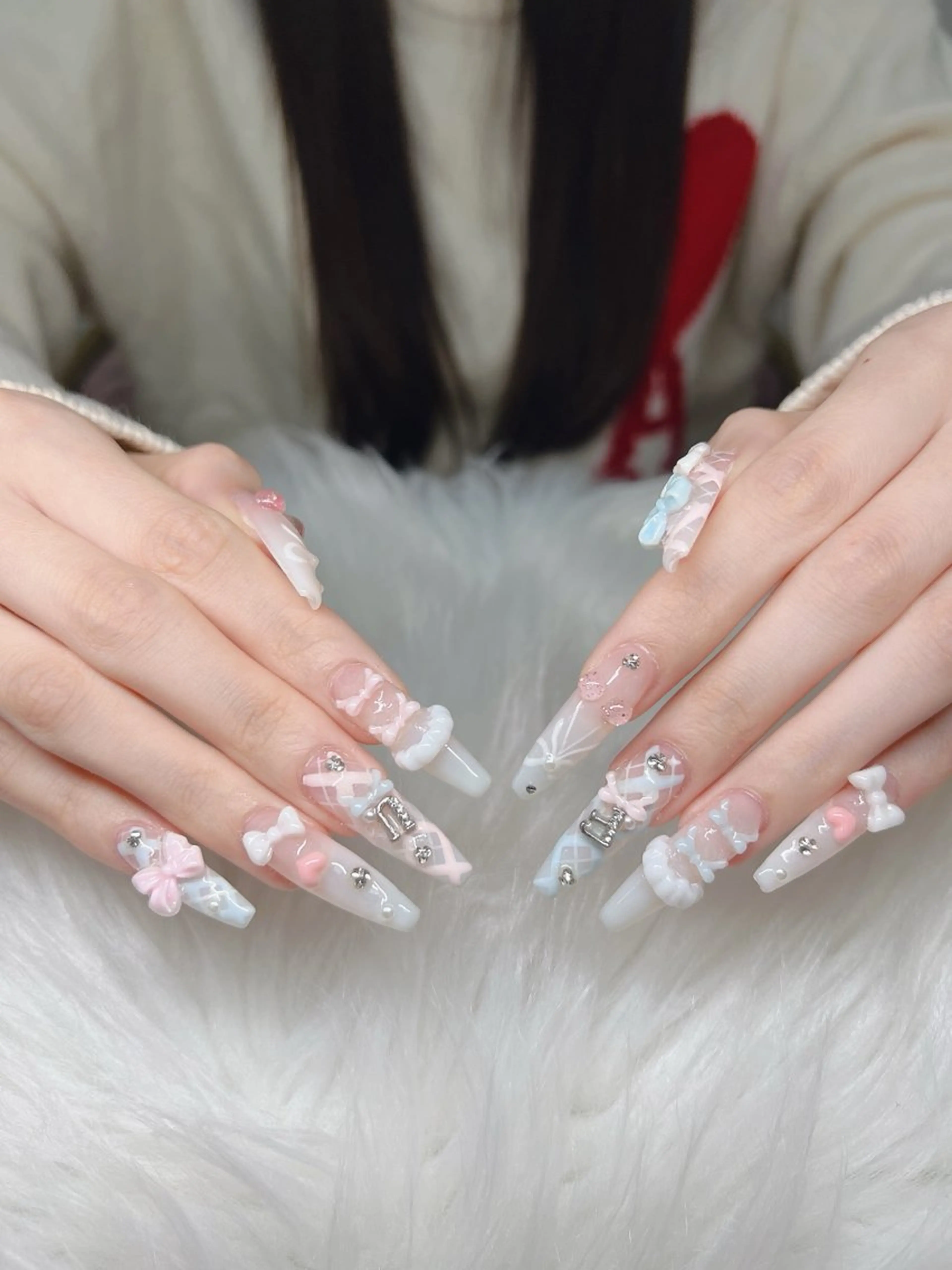 ネイル ハンドネイル Lee Nails チップ長さだし専門店のネイルデザイン
