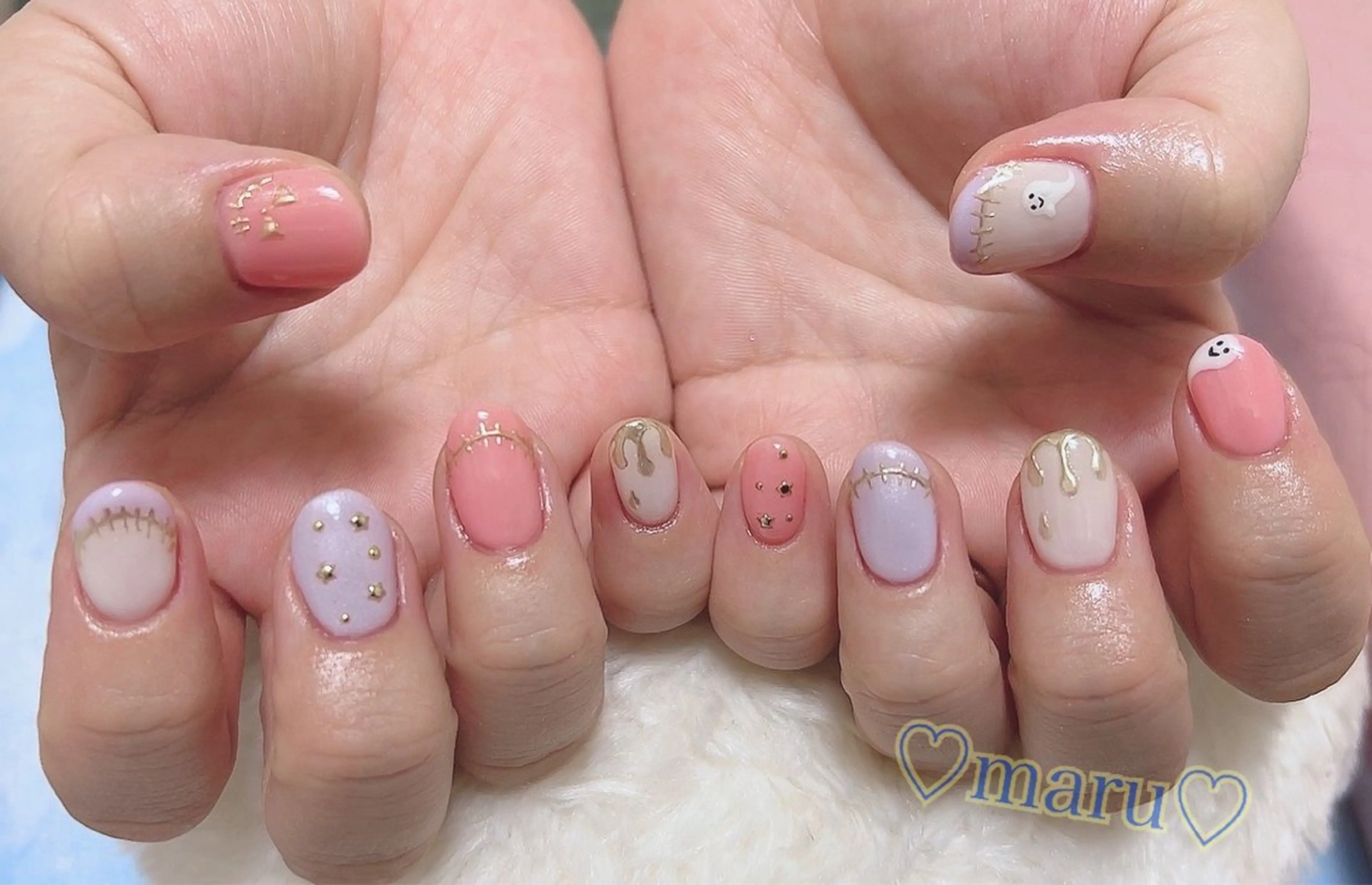 ネイル ハンドネイル フットネイル まるみ ♡のネイルデザイン