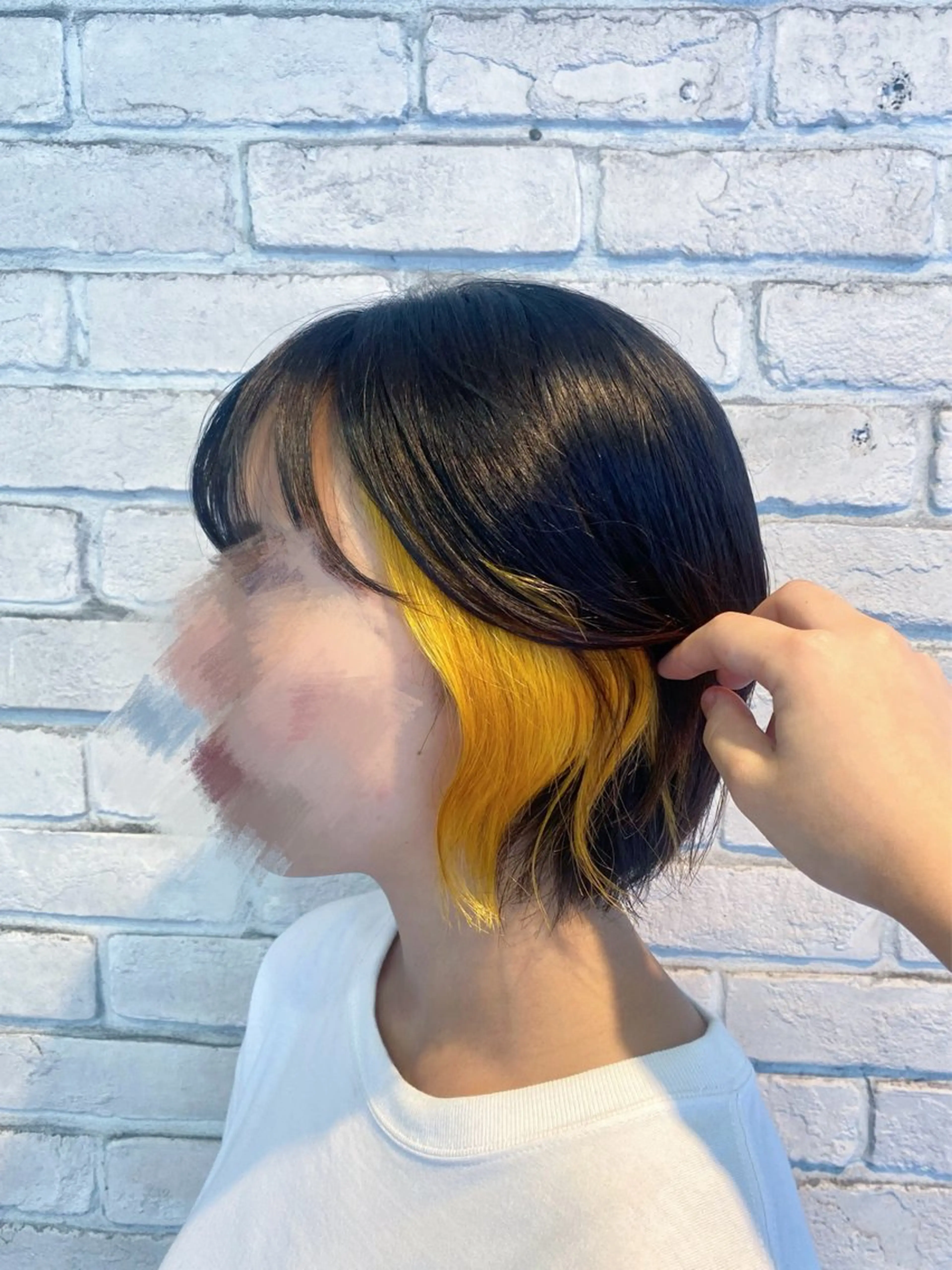 ミディアム カラー 💙mai🫧 縮毛矯正・ハイライトのヘアスタイル