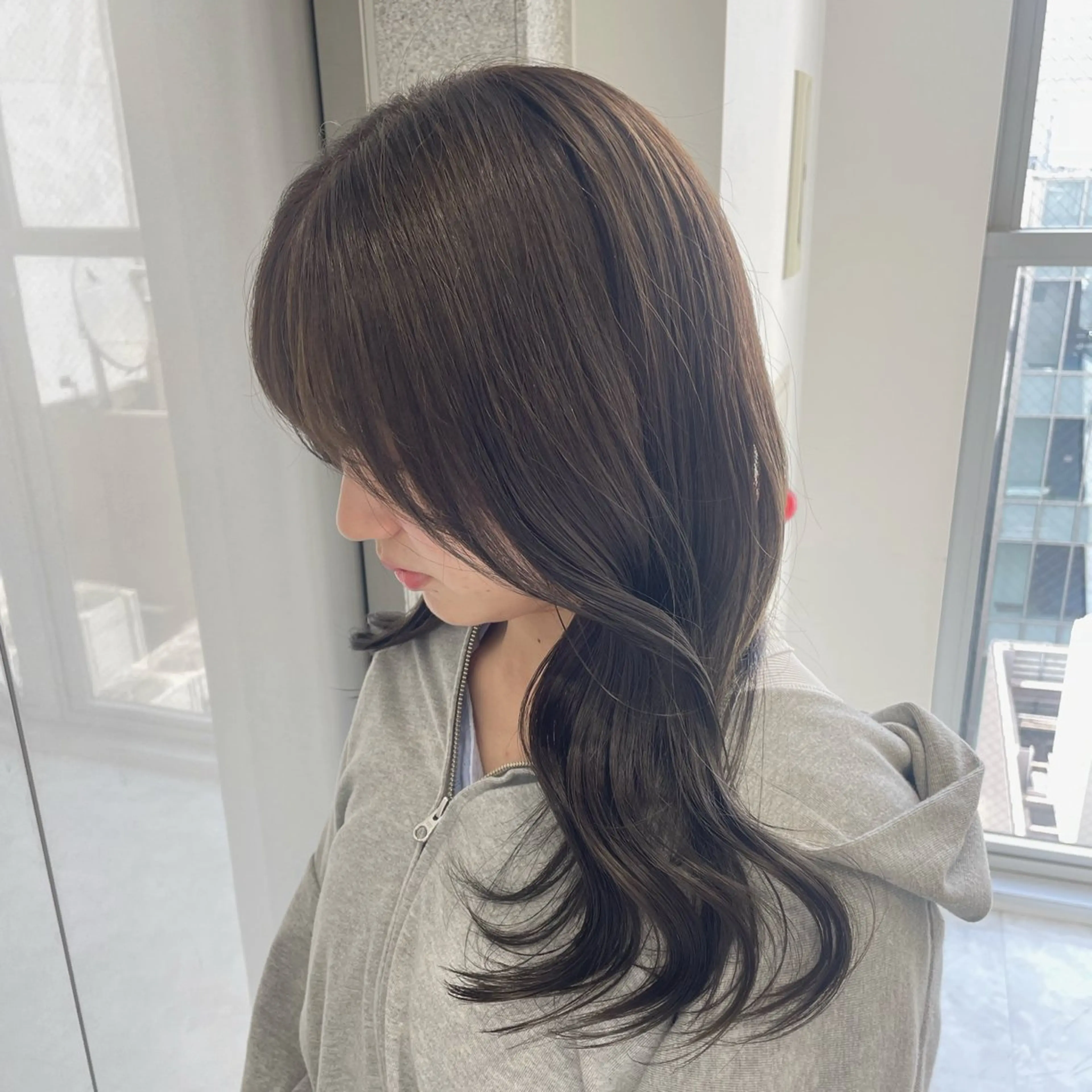 セミロング カラー 🌿透明感赤み消し Keishin🌿のヘアスタイル