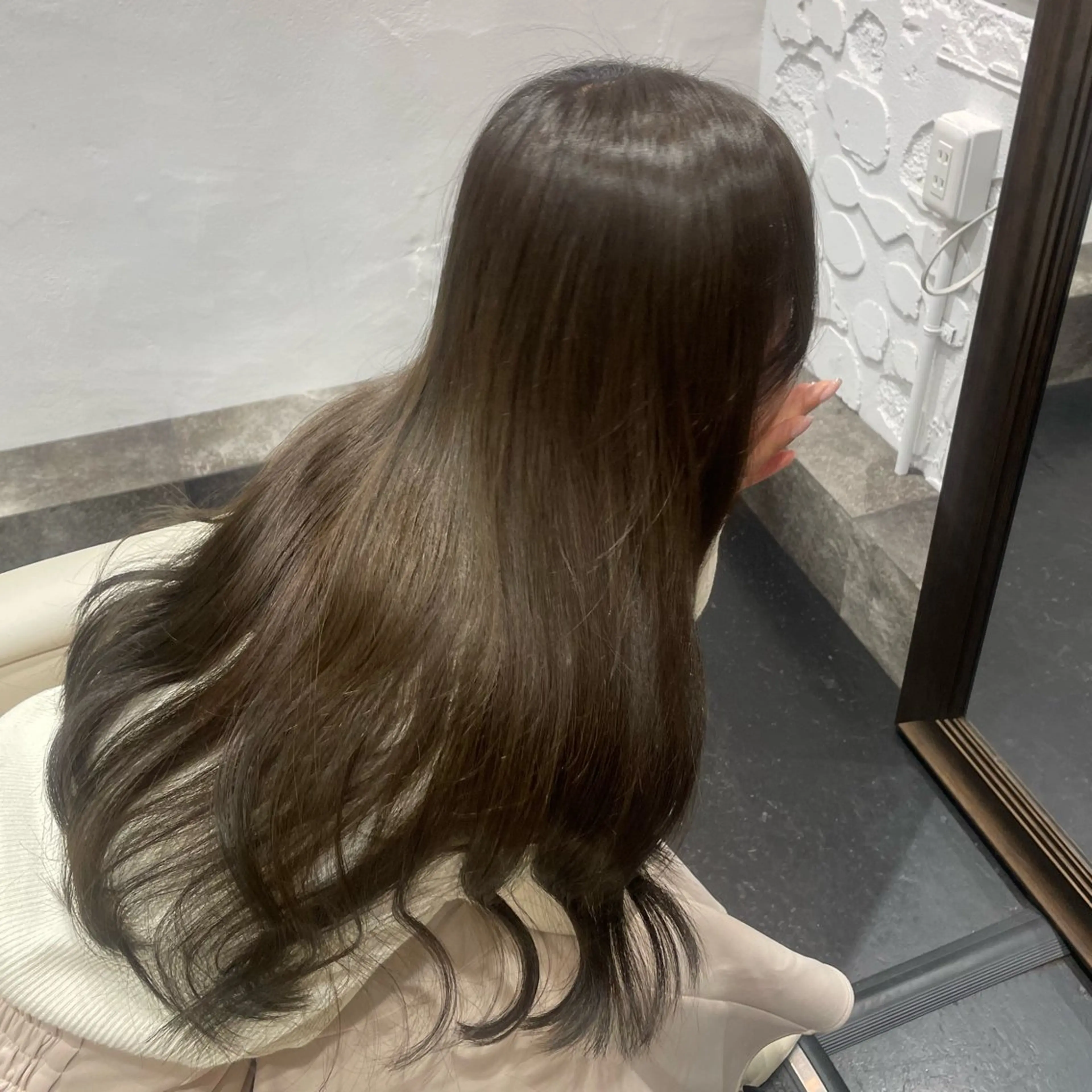 ロング カラー 透明感カラー ヘアカラー 都島美容室 rion 🌛のヘアスタイル