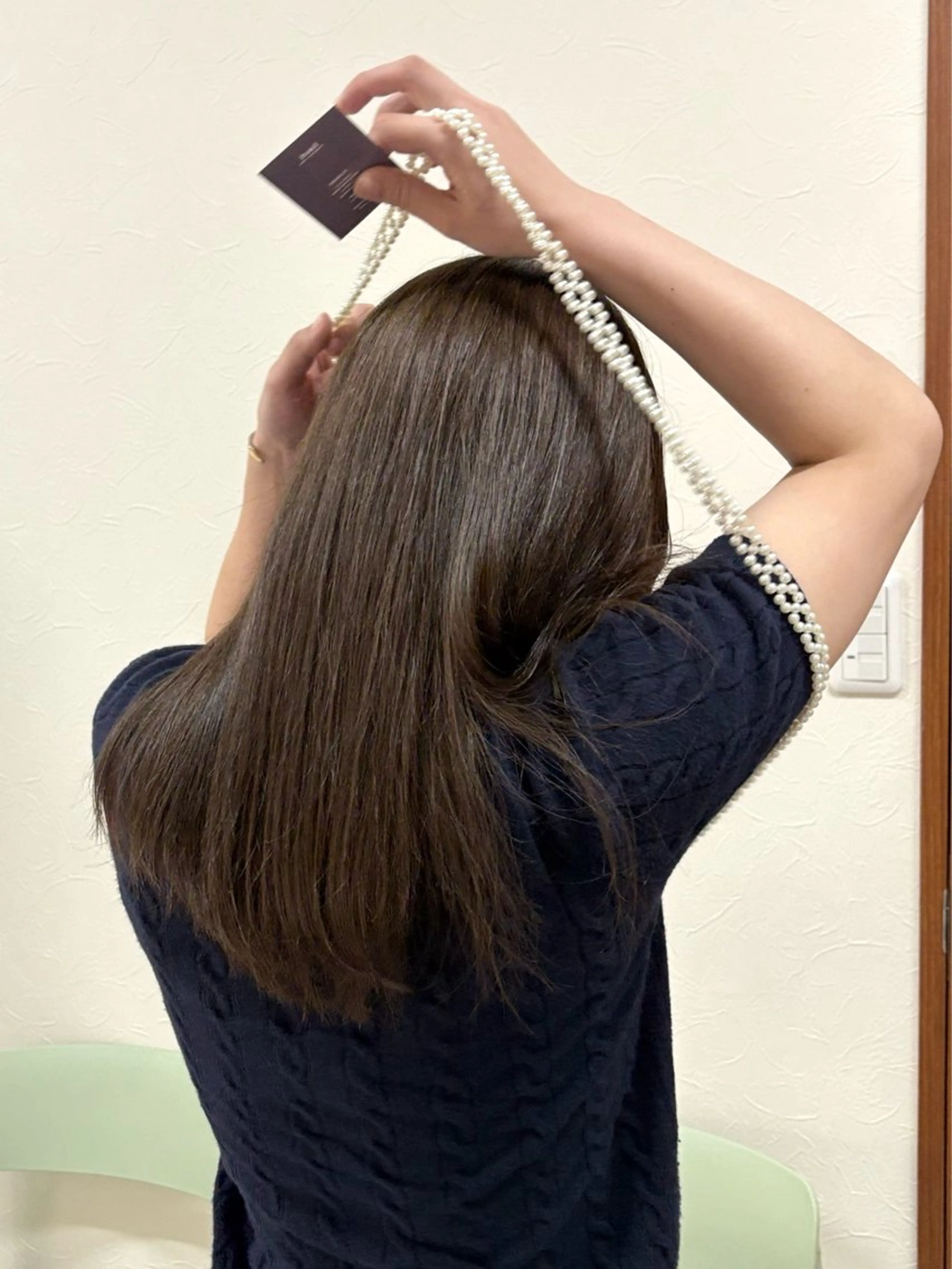 ミディアム カラー 髪質改善 カット ヘアカラー トリートメント ハル🌸柔色/ ブリーチなし/艶髪のヘアスタイル