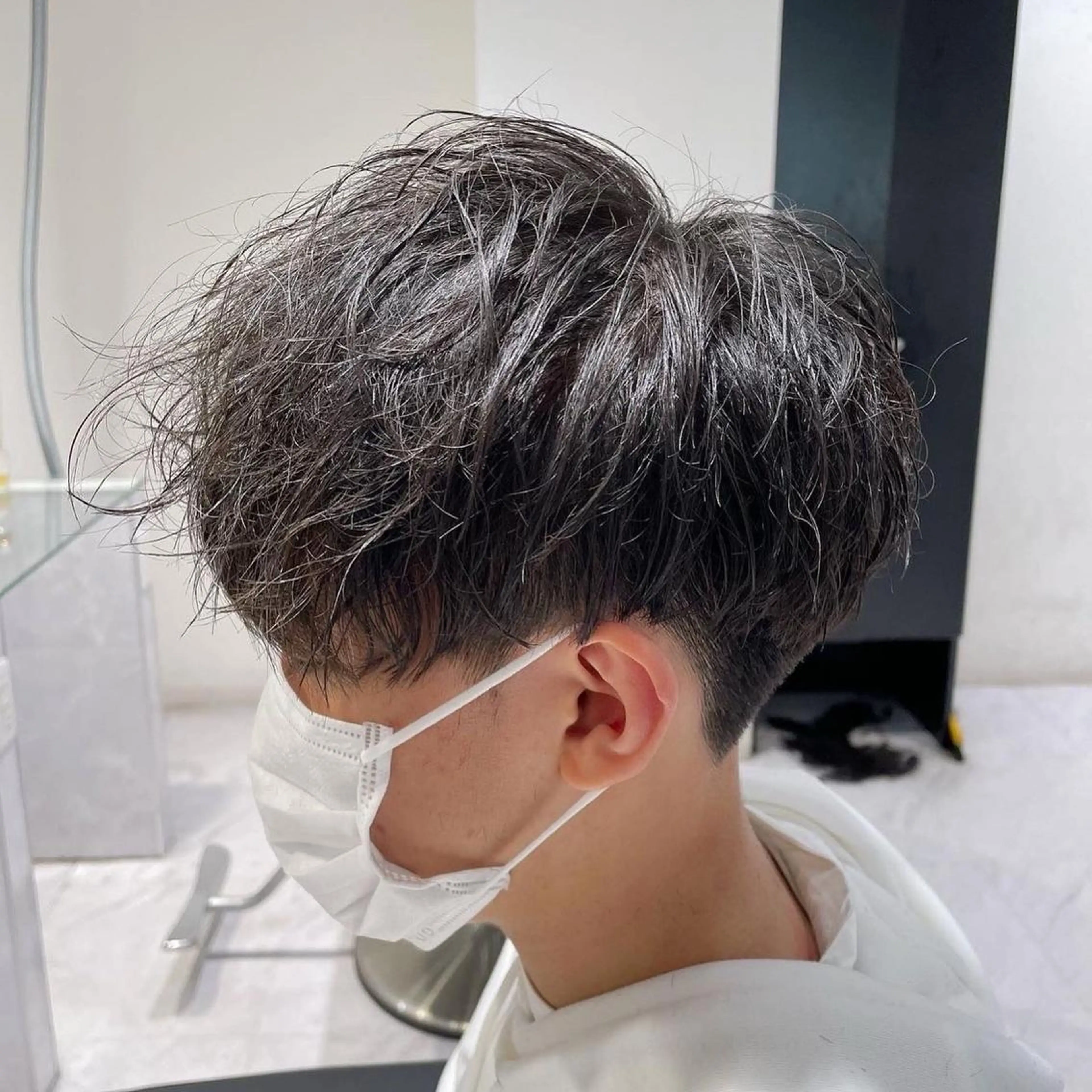 ショート カラー パーマ メンズ 【メンズサロン】 BLUCK 横浜のヘアスタイル