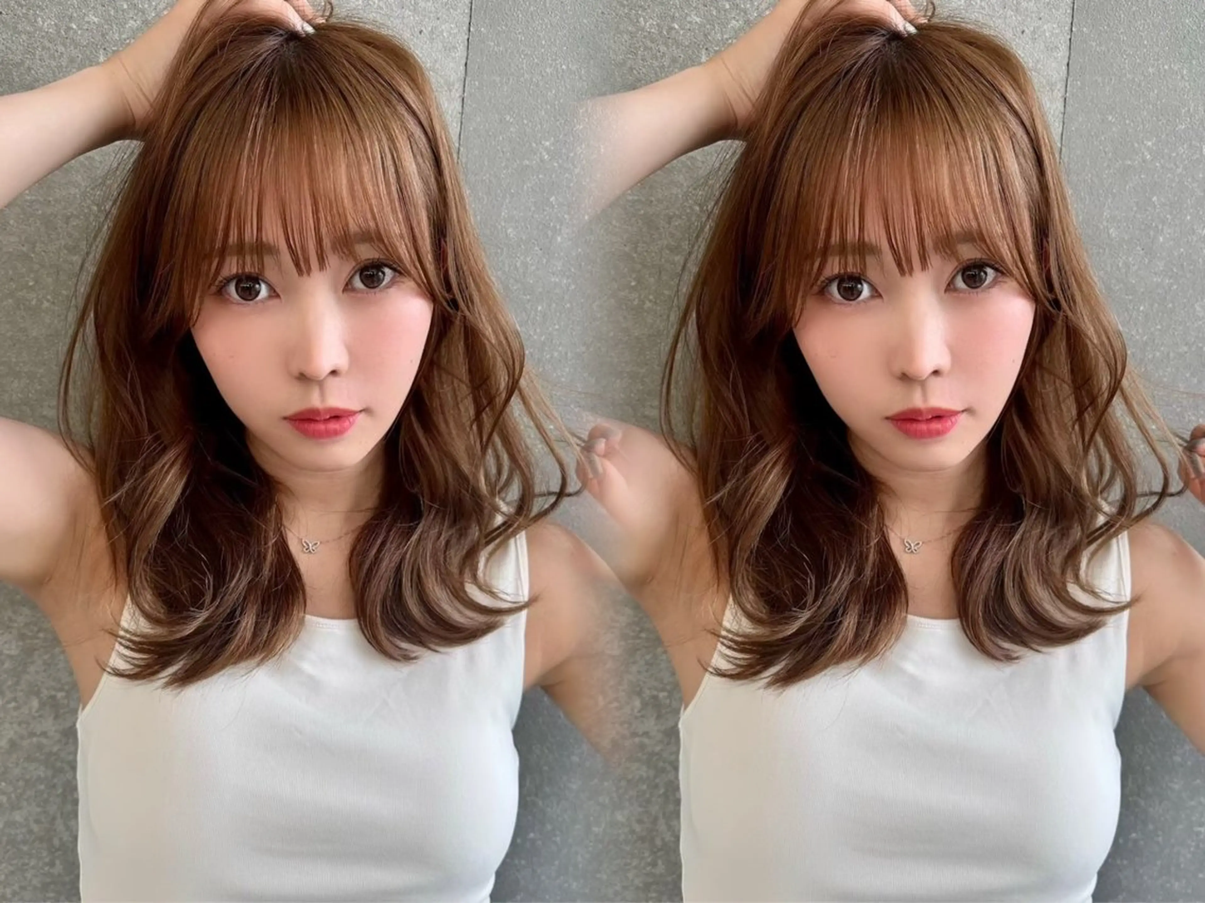 ミディアム カット ヘアカラー トリートメント お悩み解決特化美容師 🌟本郷壮一郎のヘアスタイル