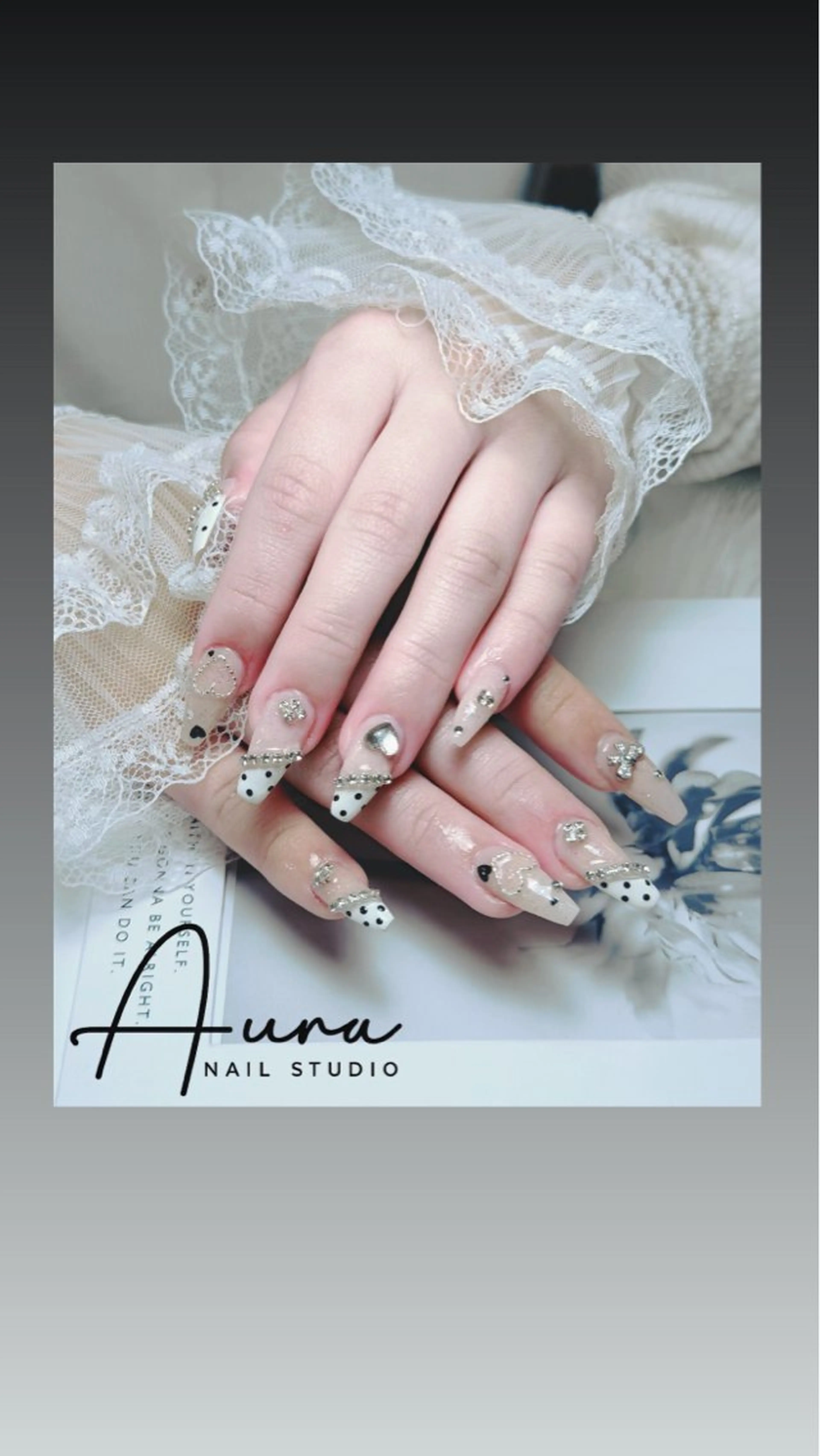 ネイル ハンドネイル Aura Nail HanNaのネイルデザイン