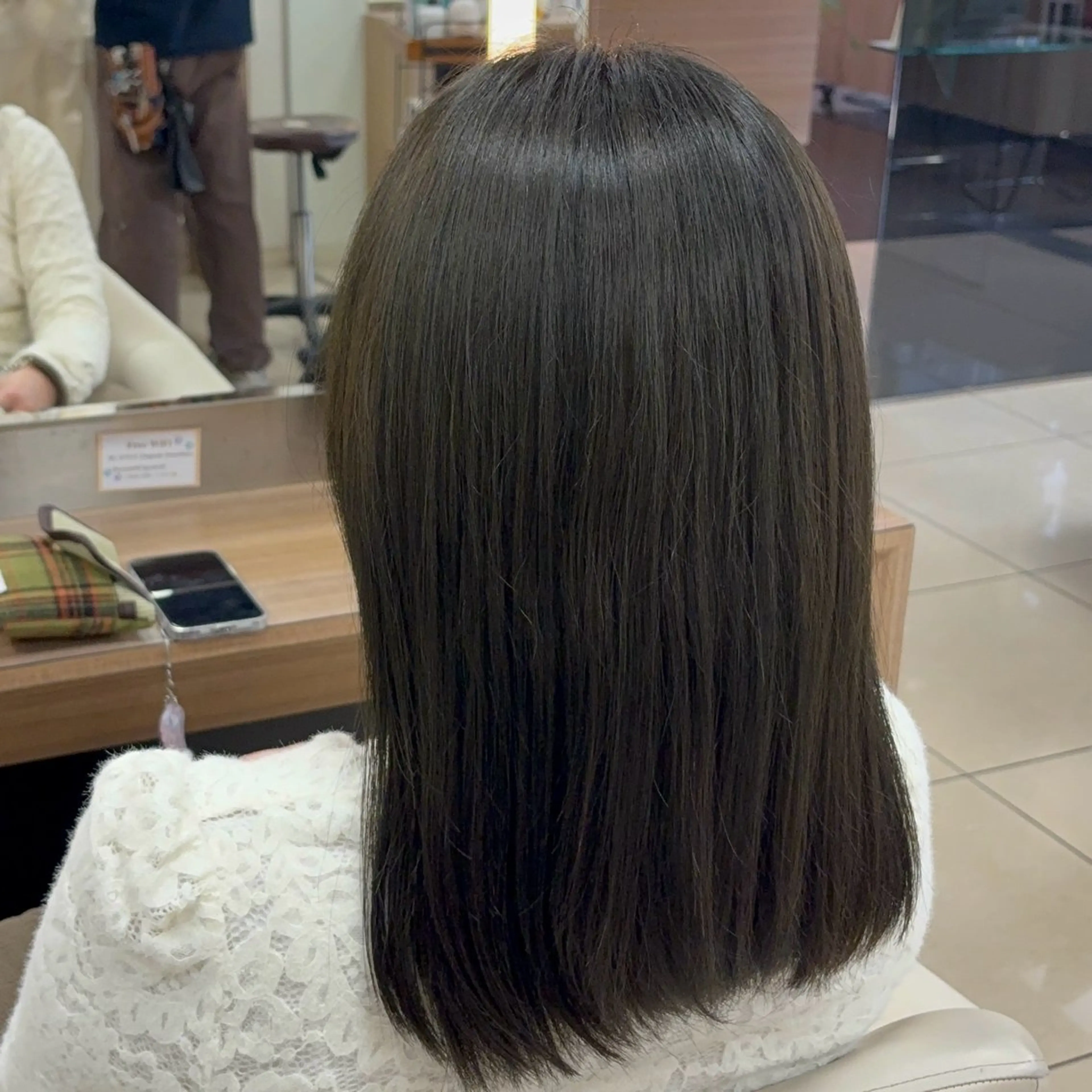 ミディアム カラー ヘアカラー 赤み消しカラー🌿‬ 透明感/Hikariのヘアスタイル