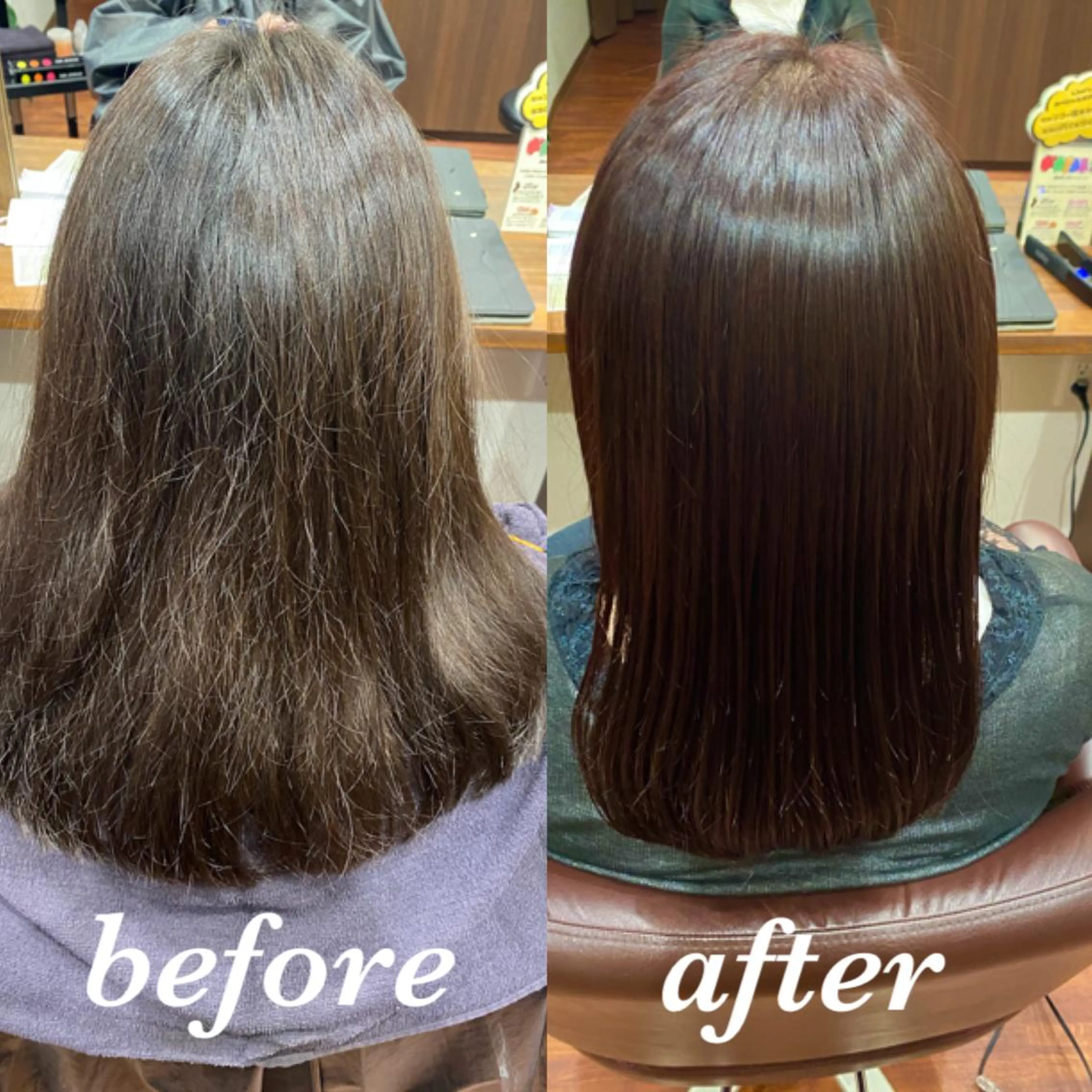 カラー ブラウンカラー ピンクカラー Lien's所属・Lien's teraのヘアスタイル