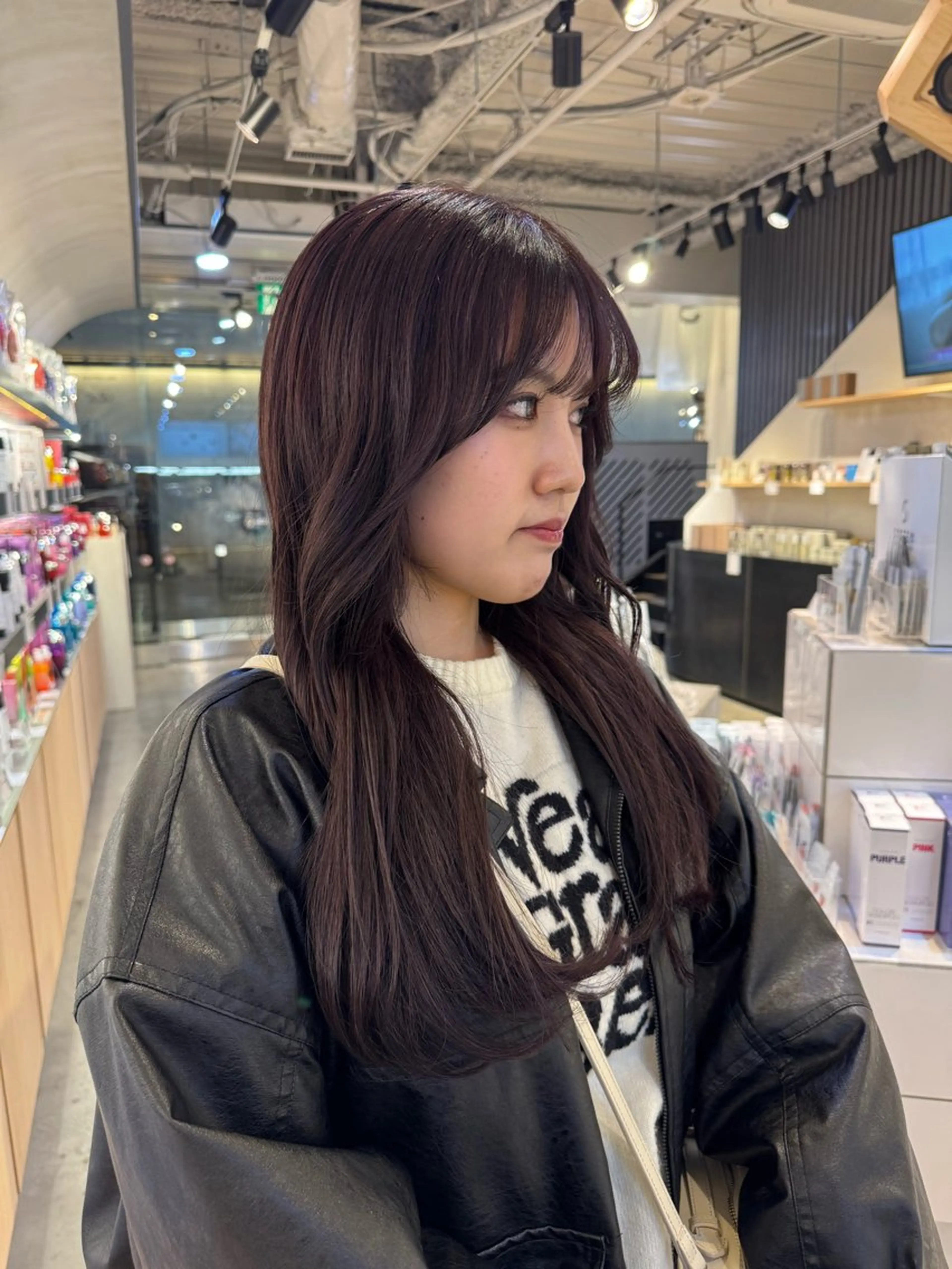 ロング ヘアカラー SEAM所属・詩音 ／札幌美容師のヘアスタイル