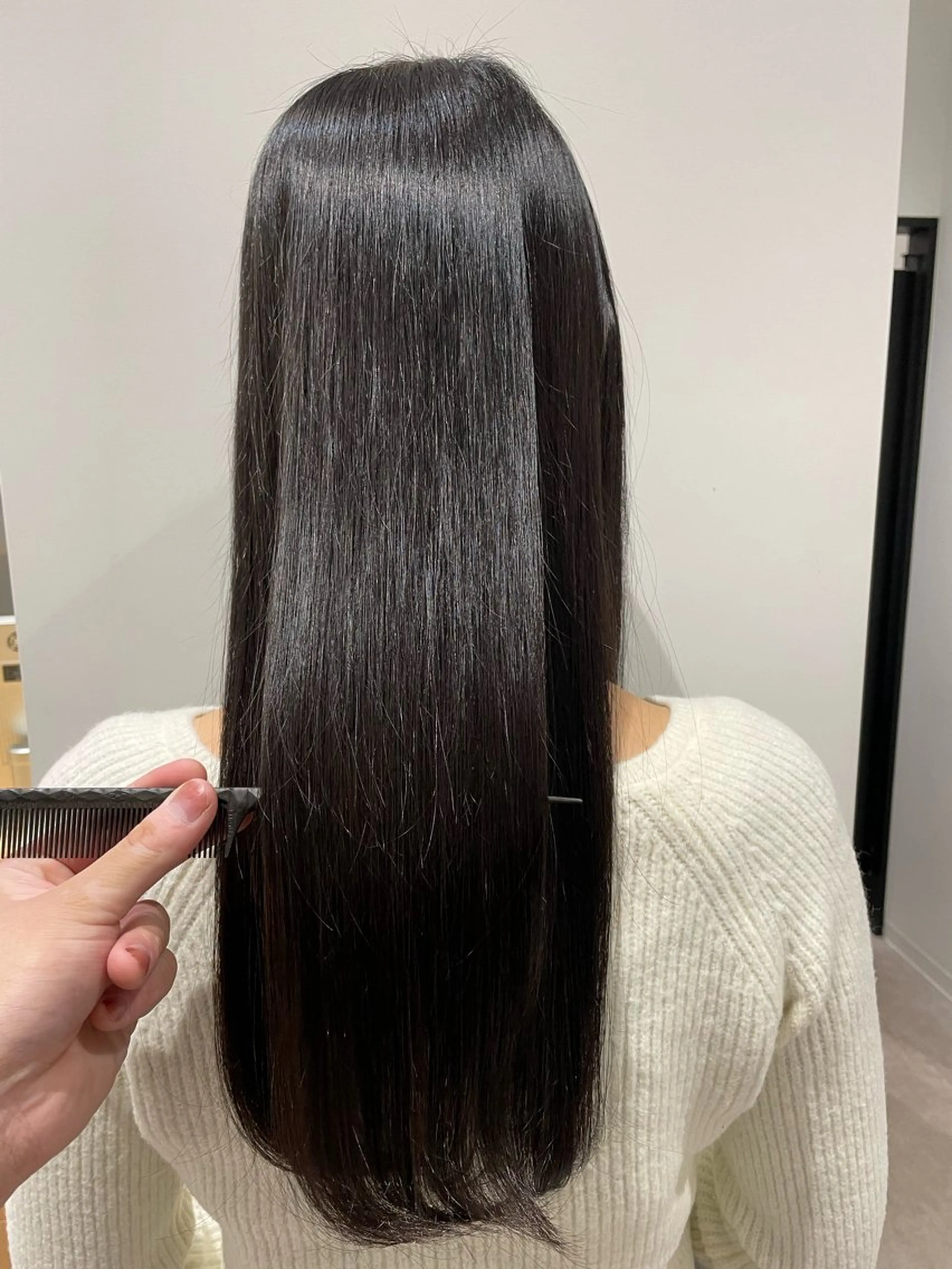 ロング ボブ ハイライト 髪質改善 似合わせカット 縮毛矯正 rosee【ロゼ】所属・🌟髪質改善 平本雄大🌟のヘアスタイル