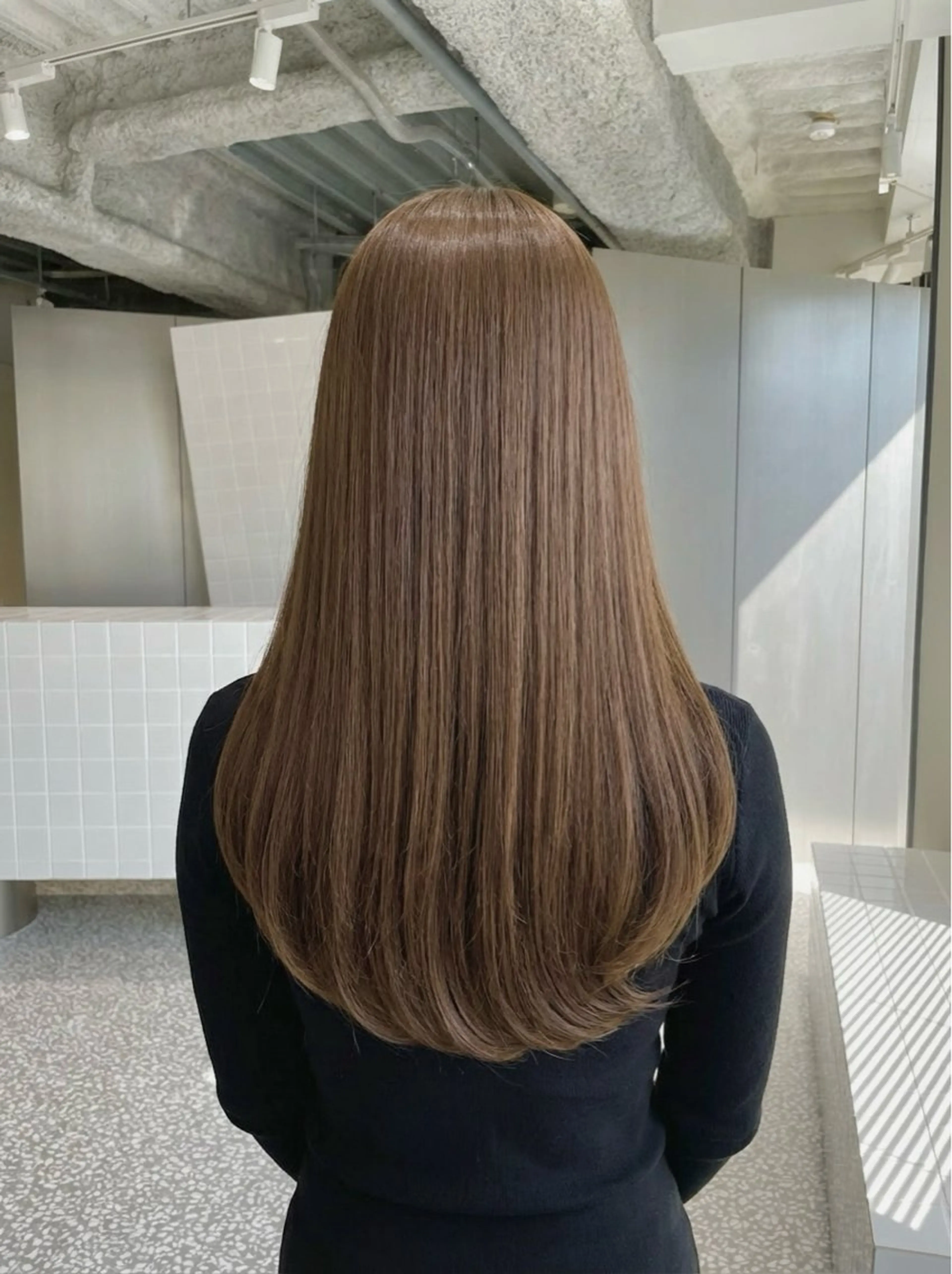 セミロング カラー 梅田/縮毛矯正/ 髪質改善/イサミのヘアスタイル