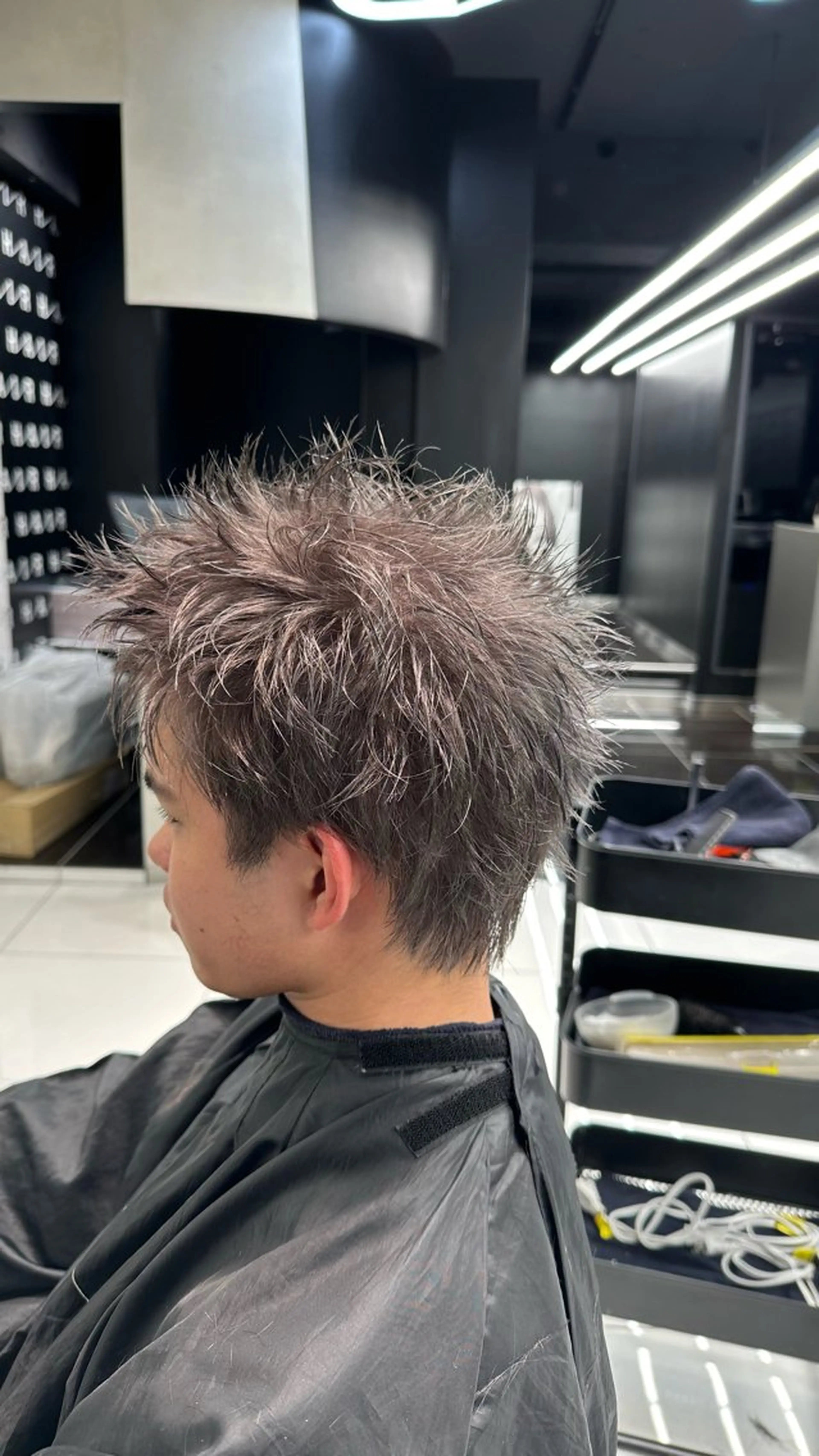 ショート カラー メンズ メンズブリーチ ブリーチ ハイトーン/ペール カラー/原宿/RENのヘアスタイル