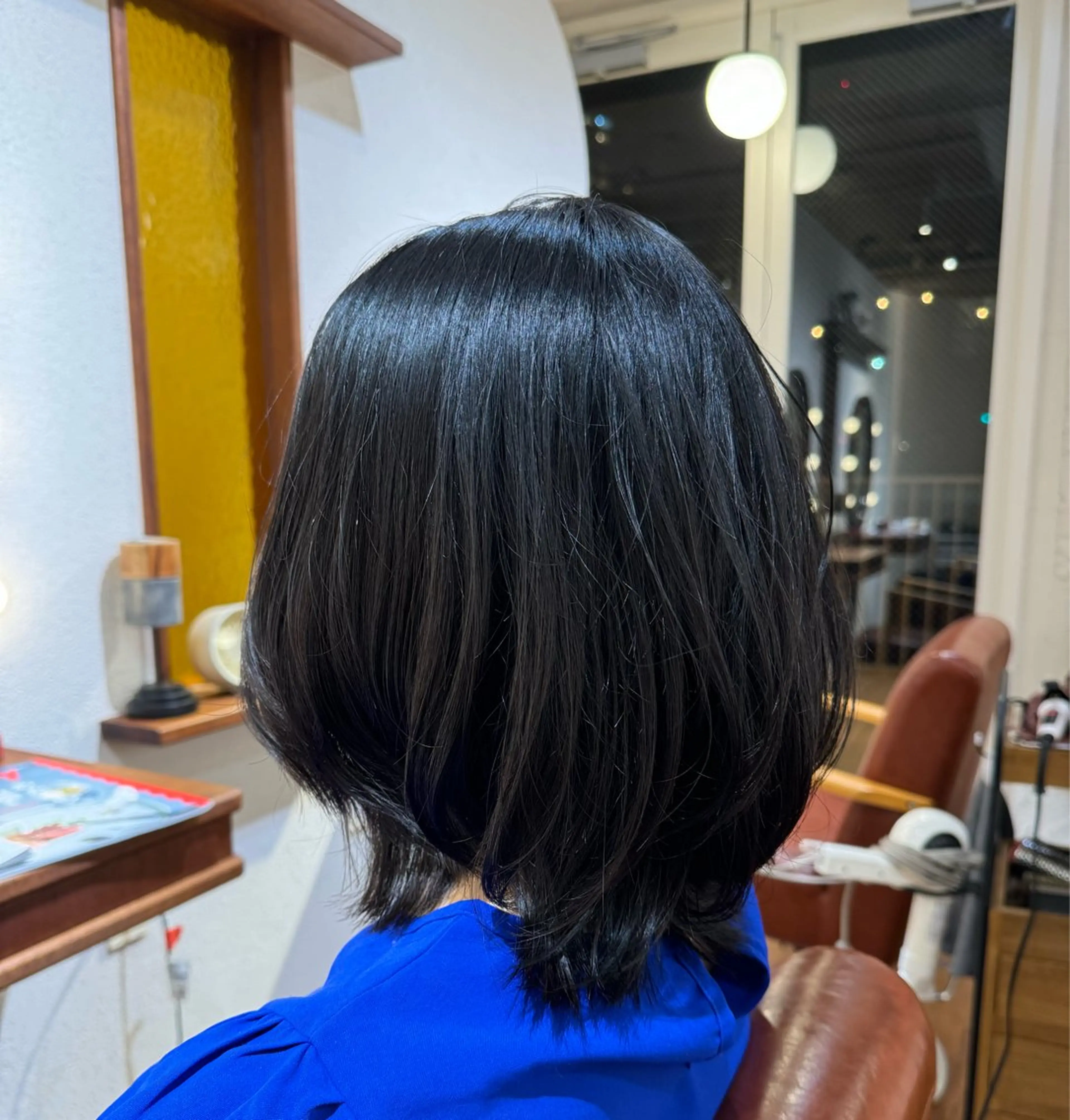 ミディアム カット ヘアカラー トリートメント エルサフィロ肥後橋所属・中村 将也のヘアスタイル