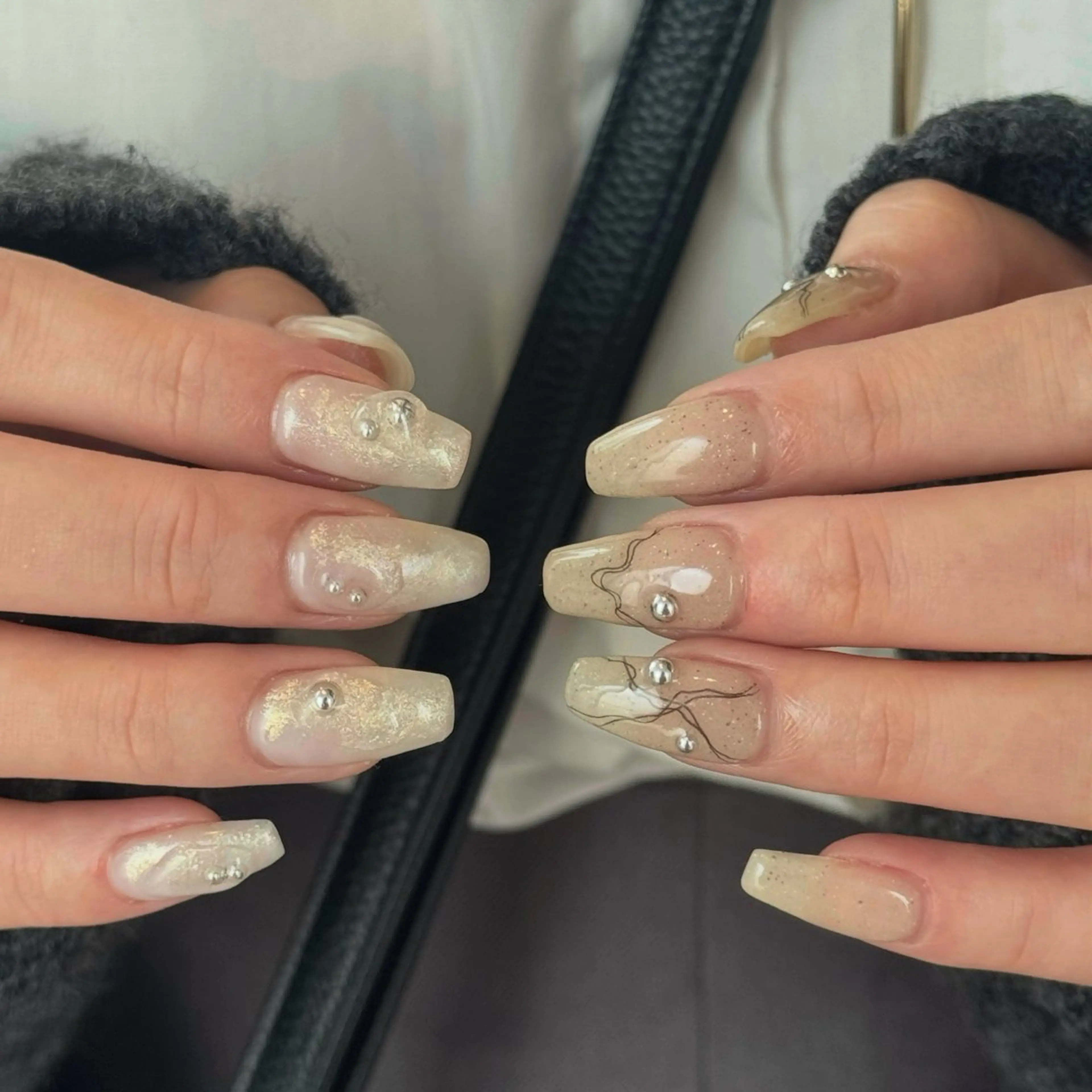 ネイル ニュアンスネイル シンプルネイル Yu_me(ユーミー)所属・Yu_me fuukaのネイルデザイン