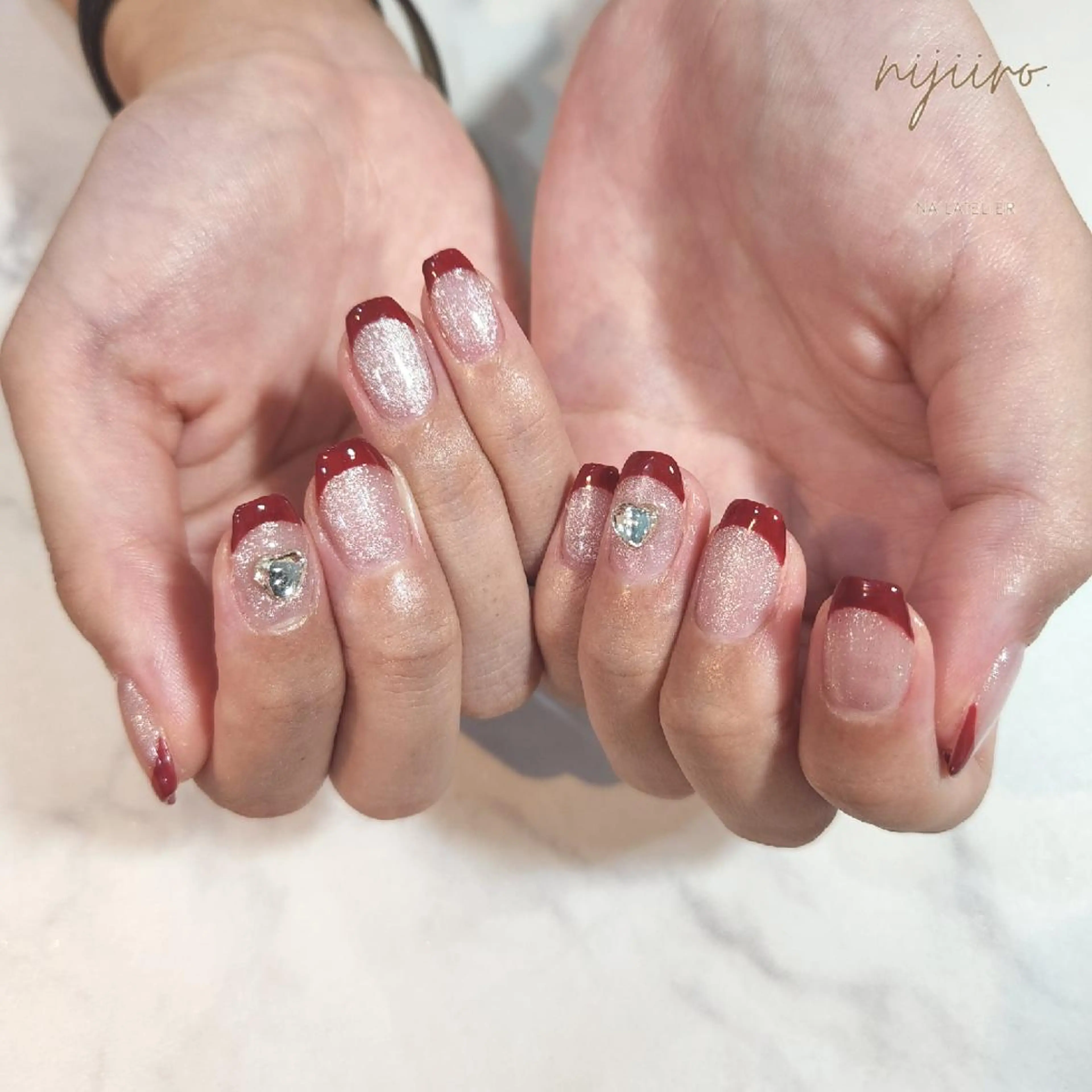 ネイル ハンドネイル nailatelier nijiiro.所属・nijiiro🌈 サトウのネイルデザイン