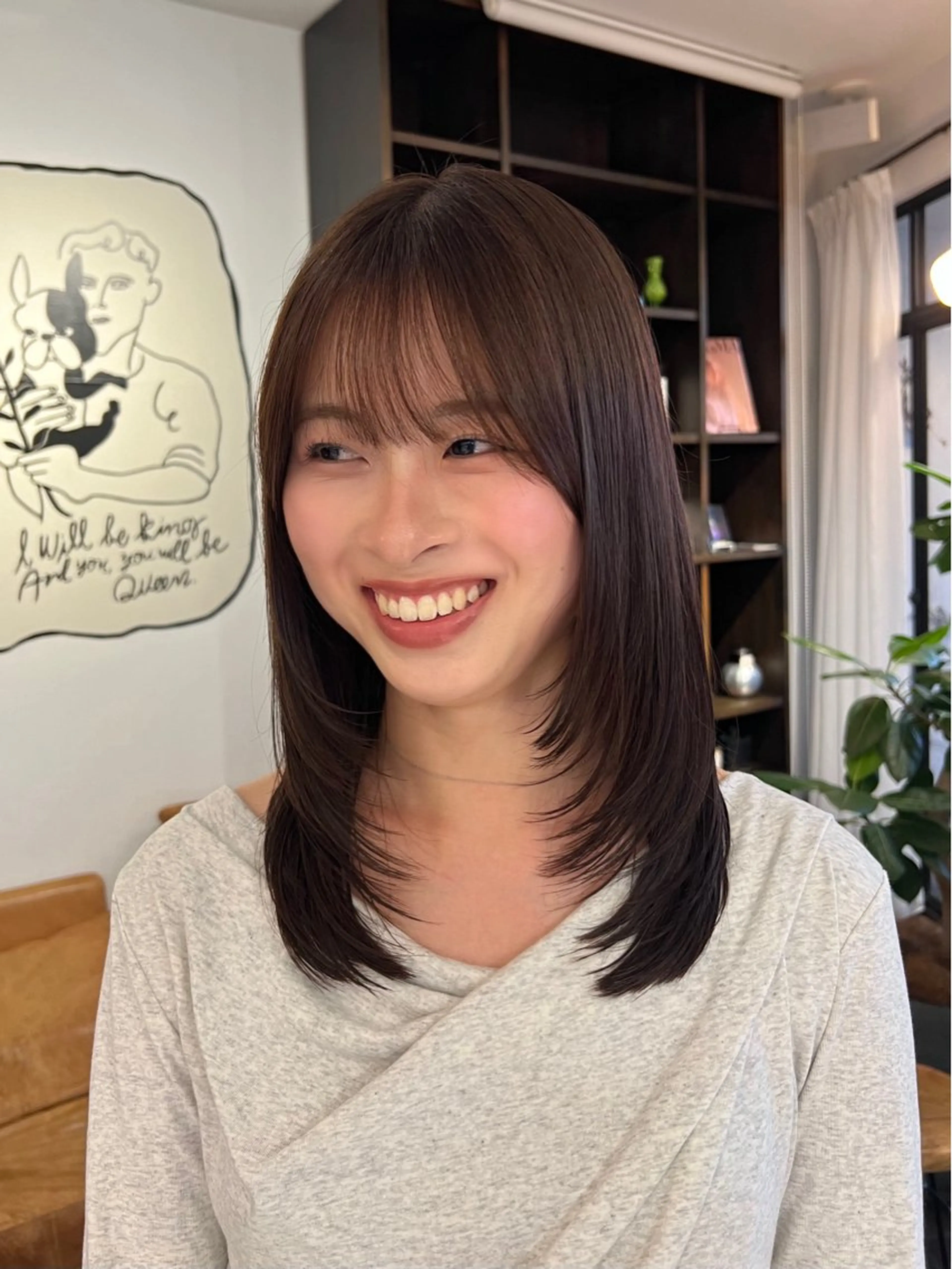 セミロング カットモデル募集 hiyo🐣🫧のヘアスタイル