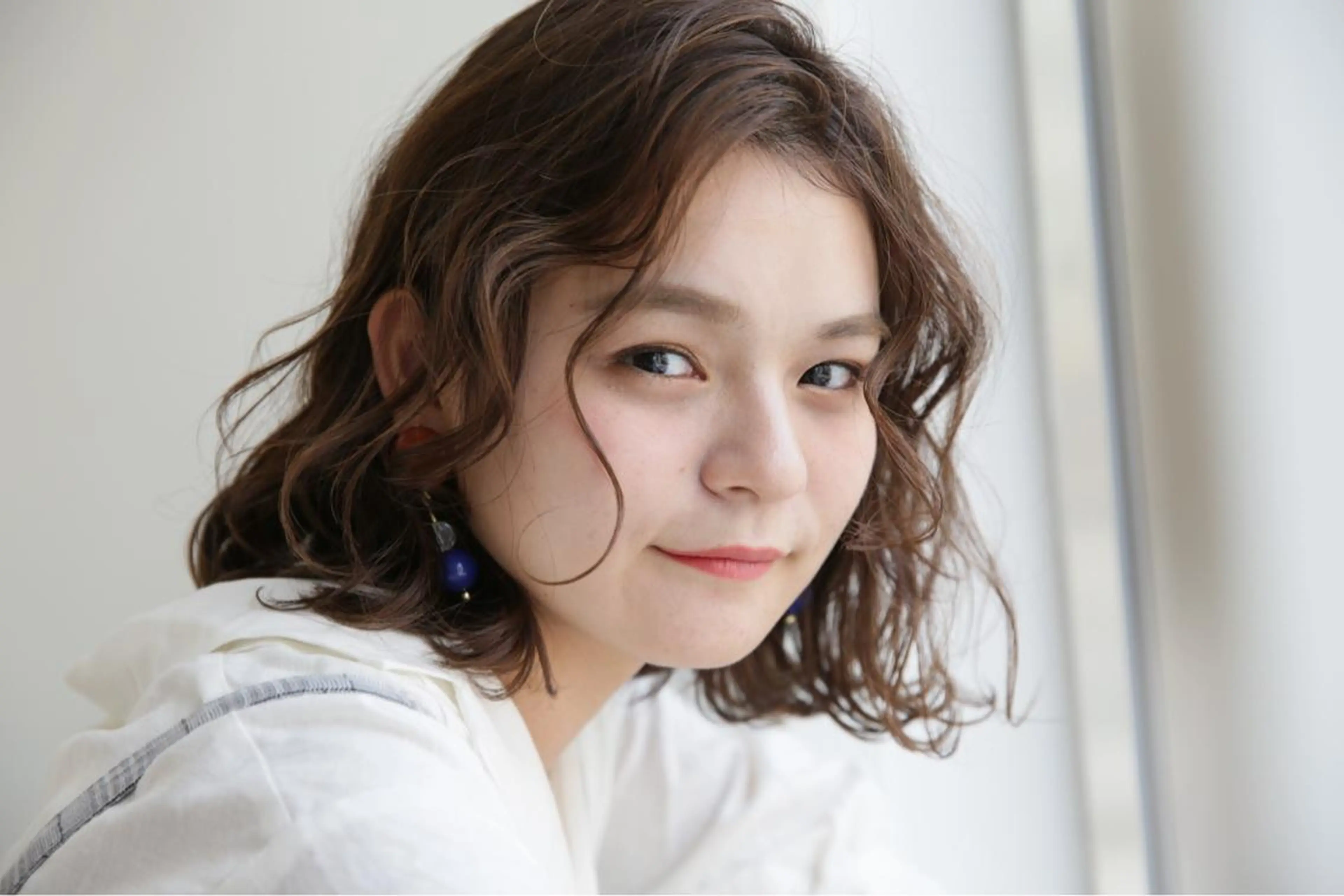 ミディアム カラー パーマ ミディアムパーマ 前田　真吾 ⭐️パーマの人⭐️のヘアスタイル