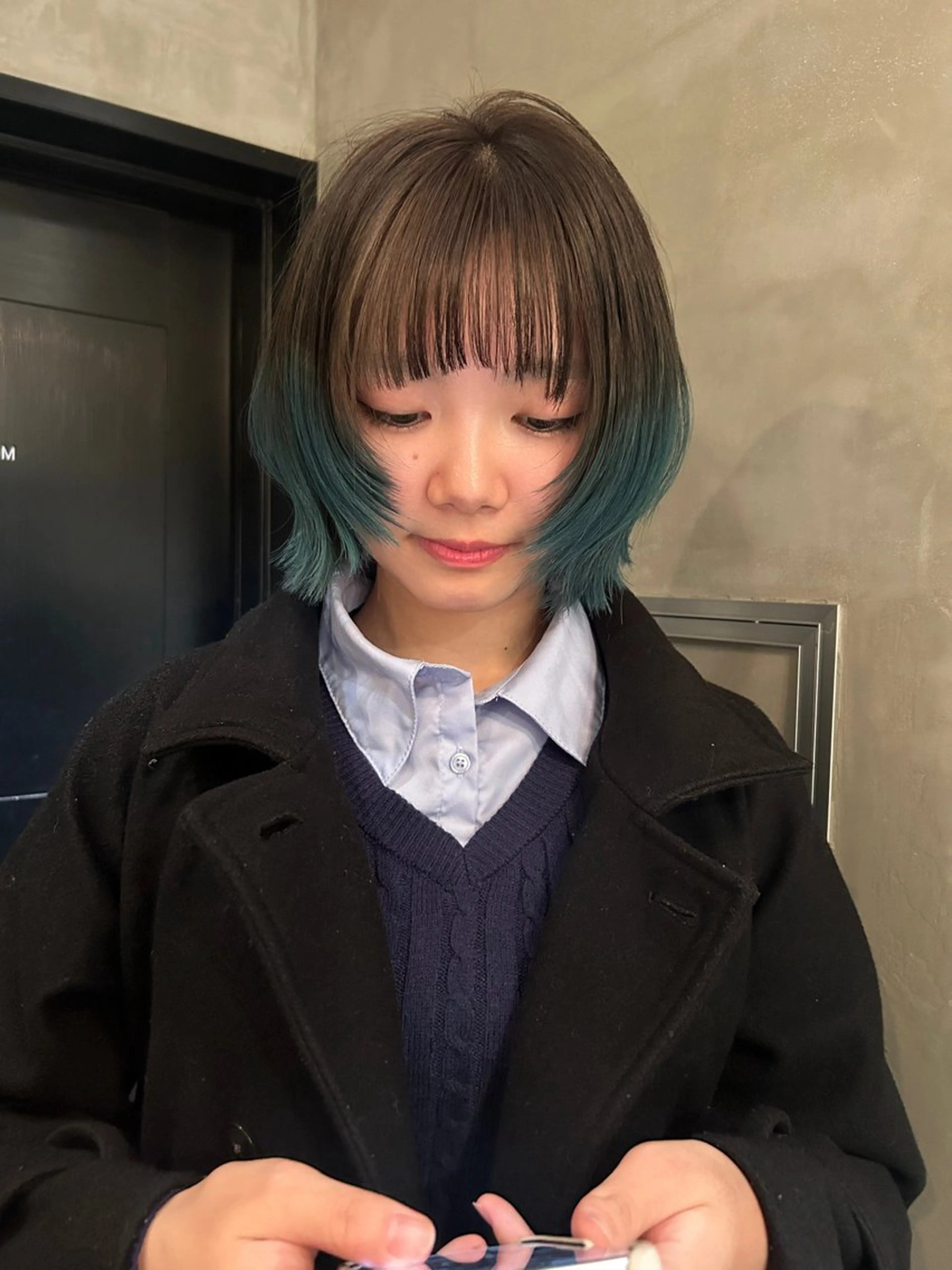 ショート カラー ブラウンカラー ミント ヘアカラー トリートメント デザイン/アレンジ ❤︎イシイレイのヘアスタイル