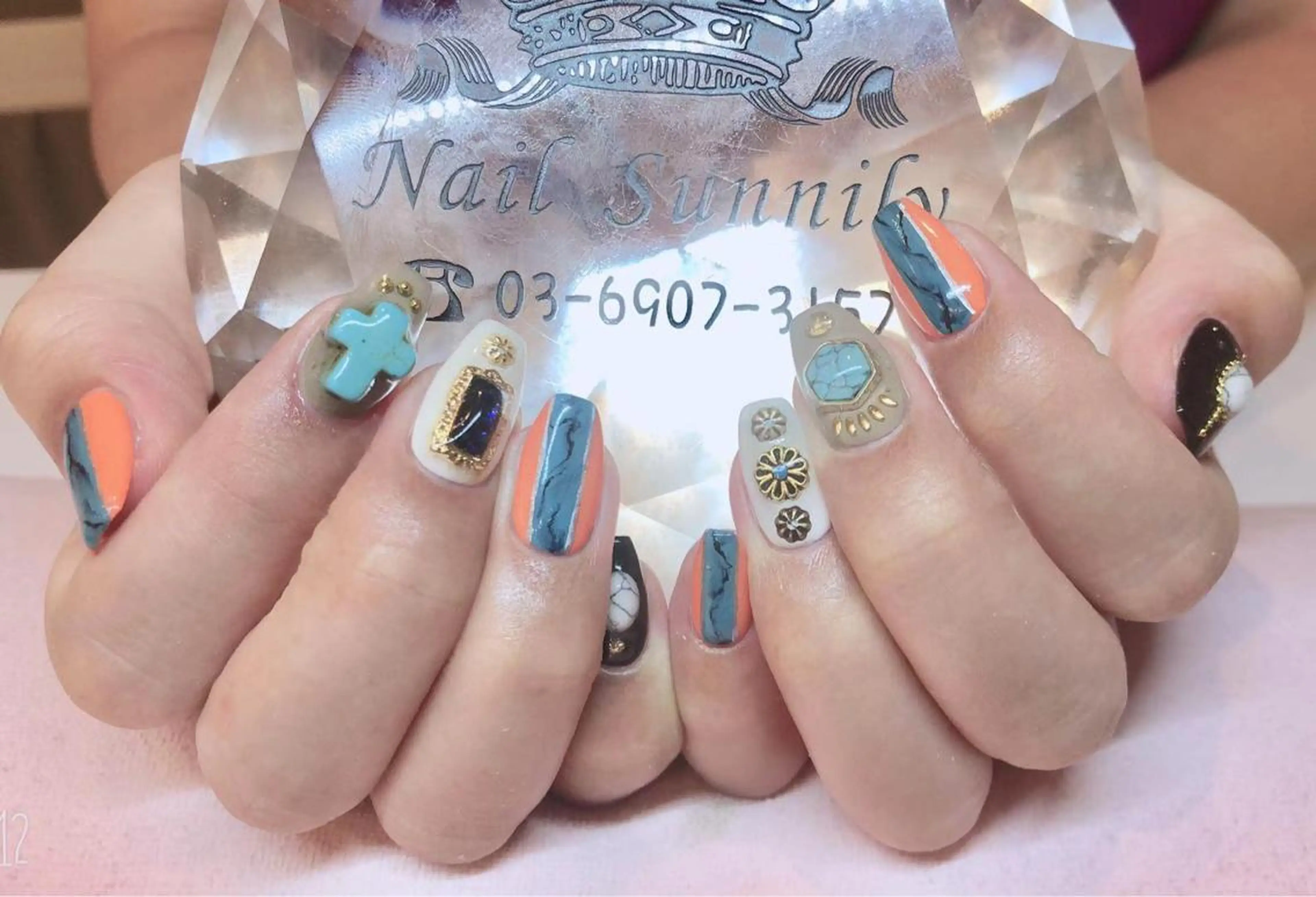 ネイル 長さだし専門店 M2　rikaのネイルデザイン