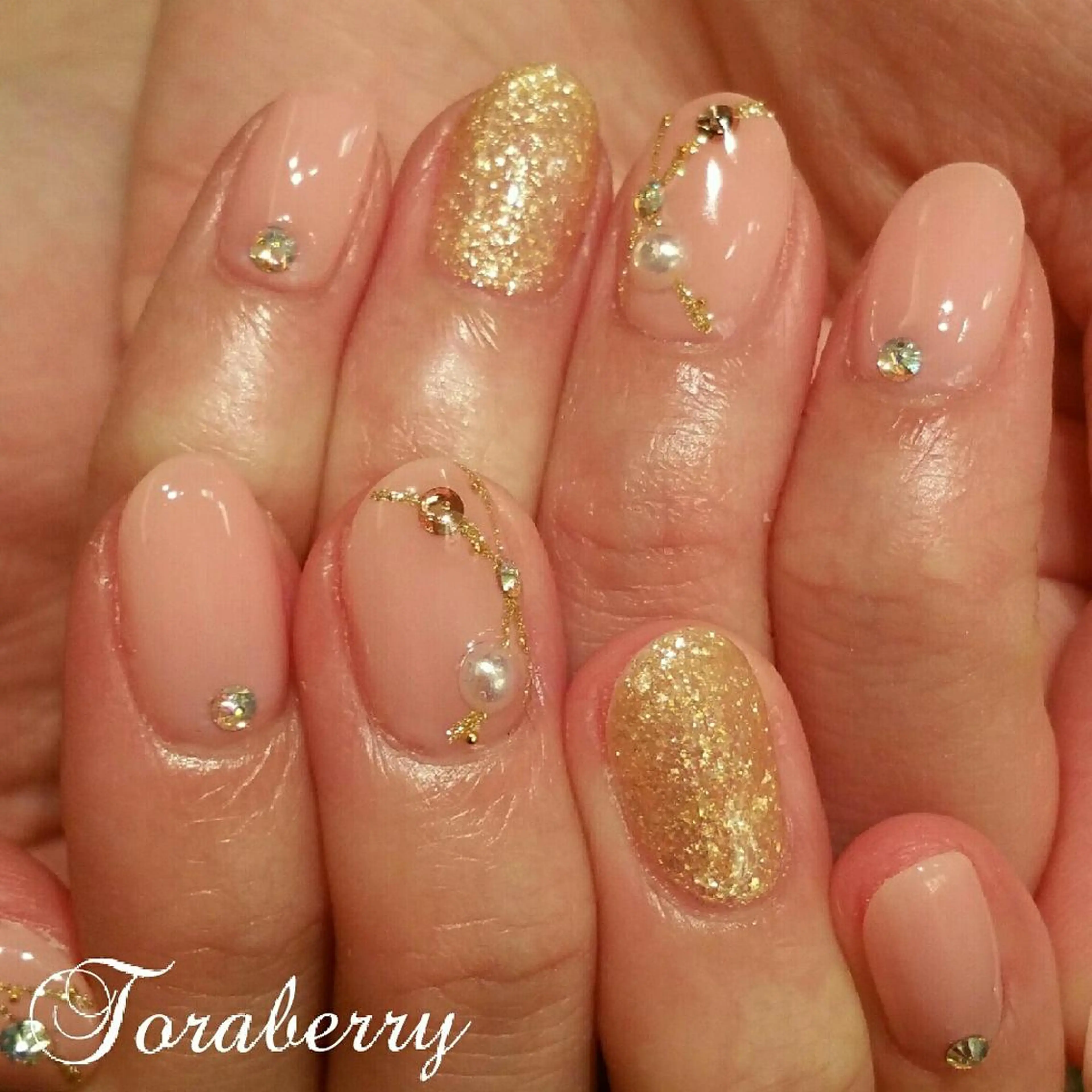 ネイル アートネイル ラメ(グリッター) ネイリスト なつみのネイルデザイン