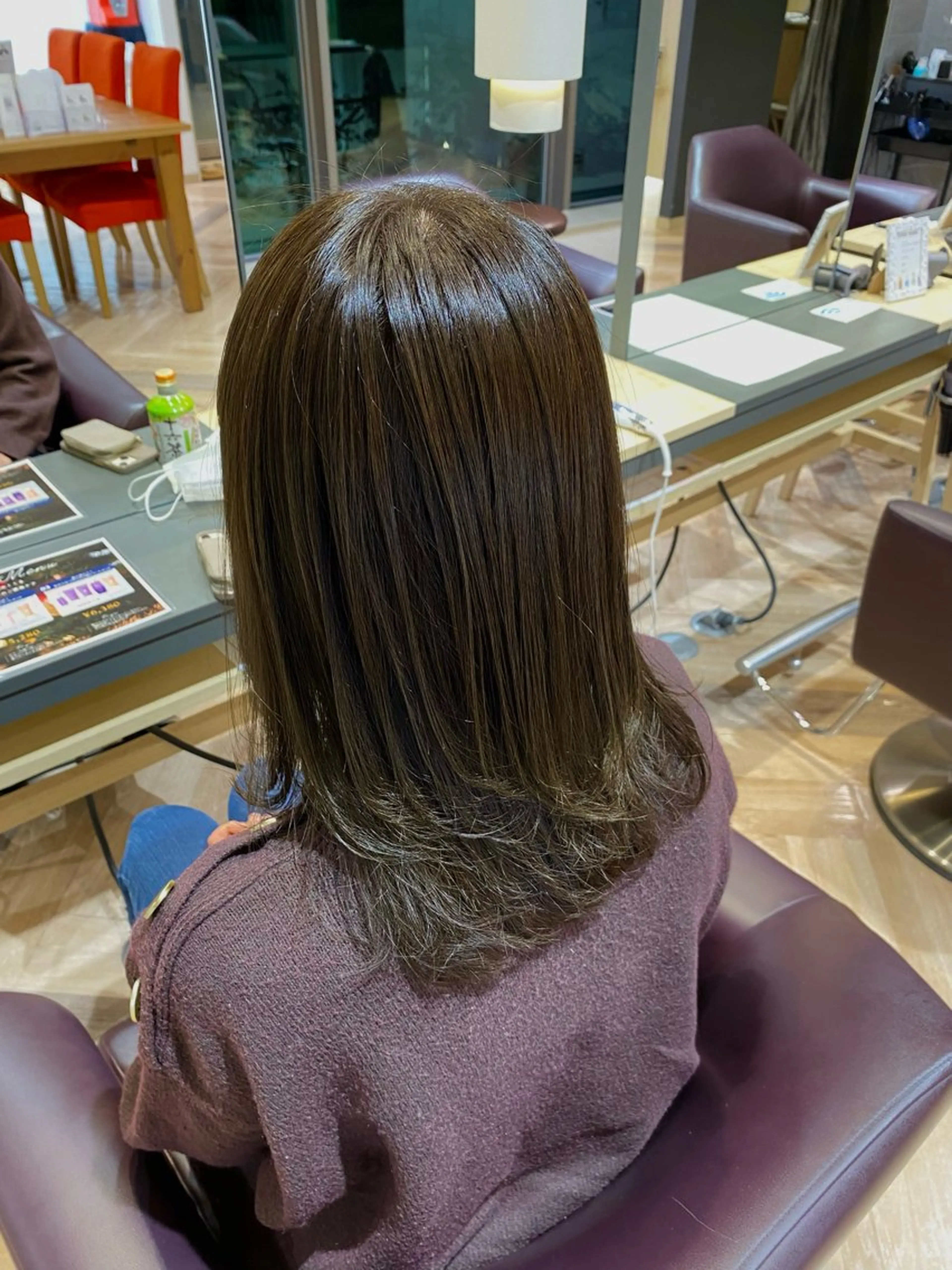 ミディアム カラー イルミナカラー Yamada Ami🪐のヘアスタイル