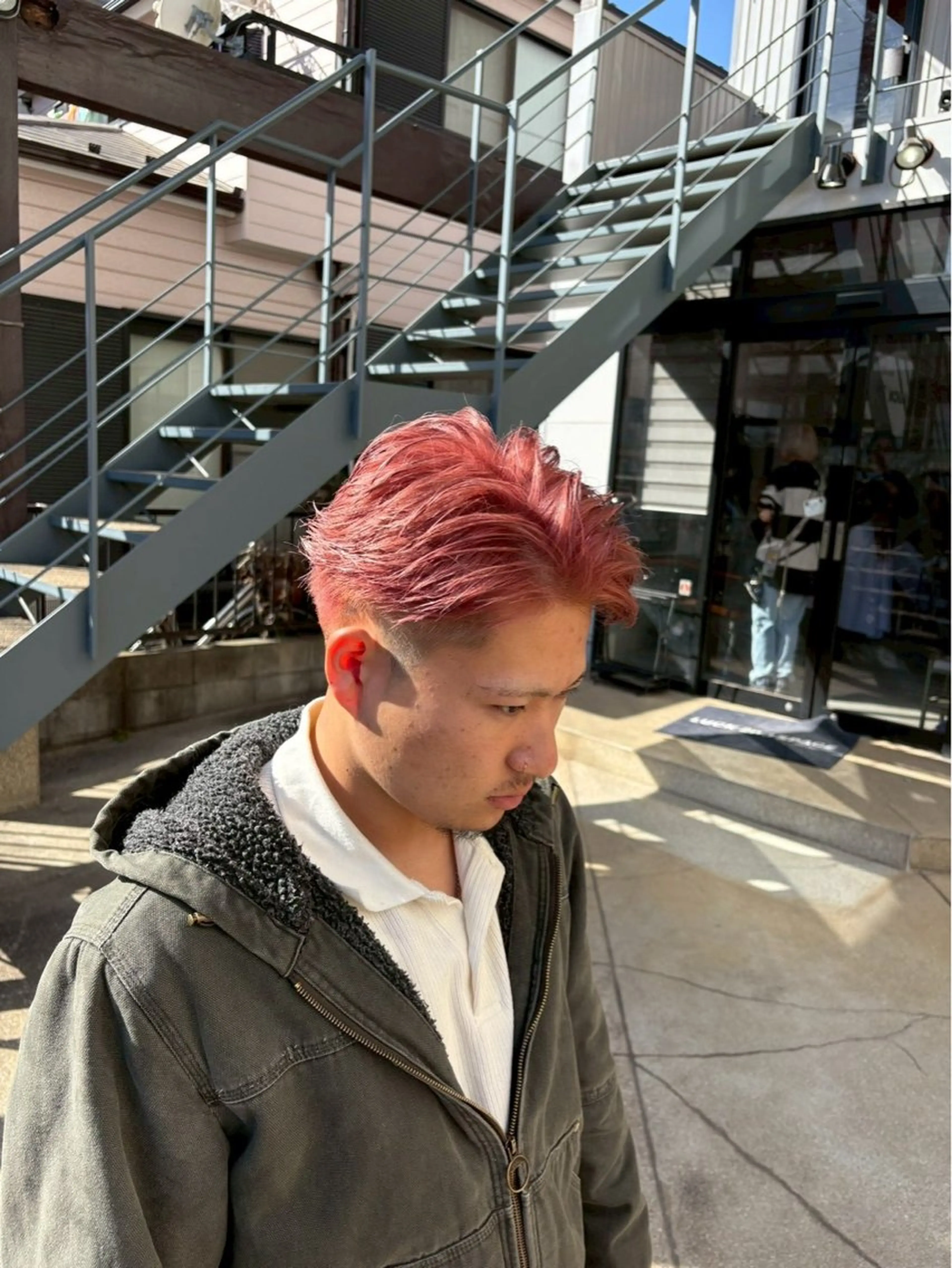 ショート カラー メンズ 柔らかい/抜け感/ SOU🫧のヘアスタイル