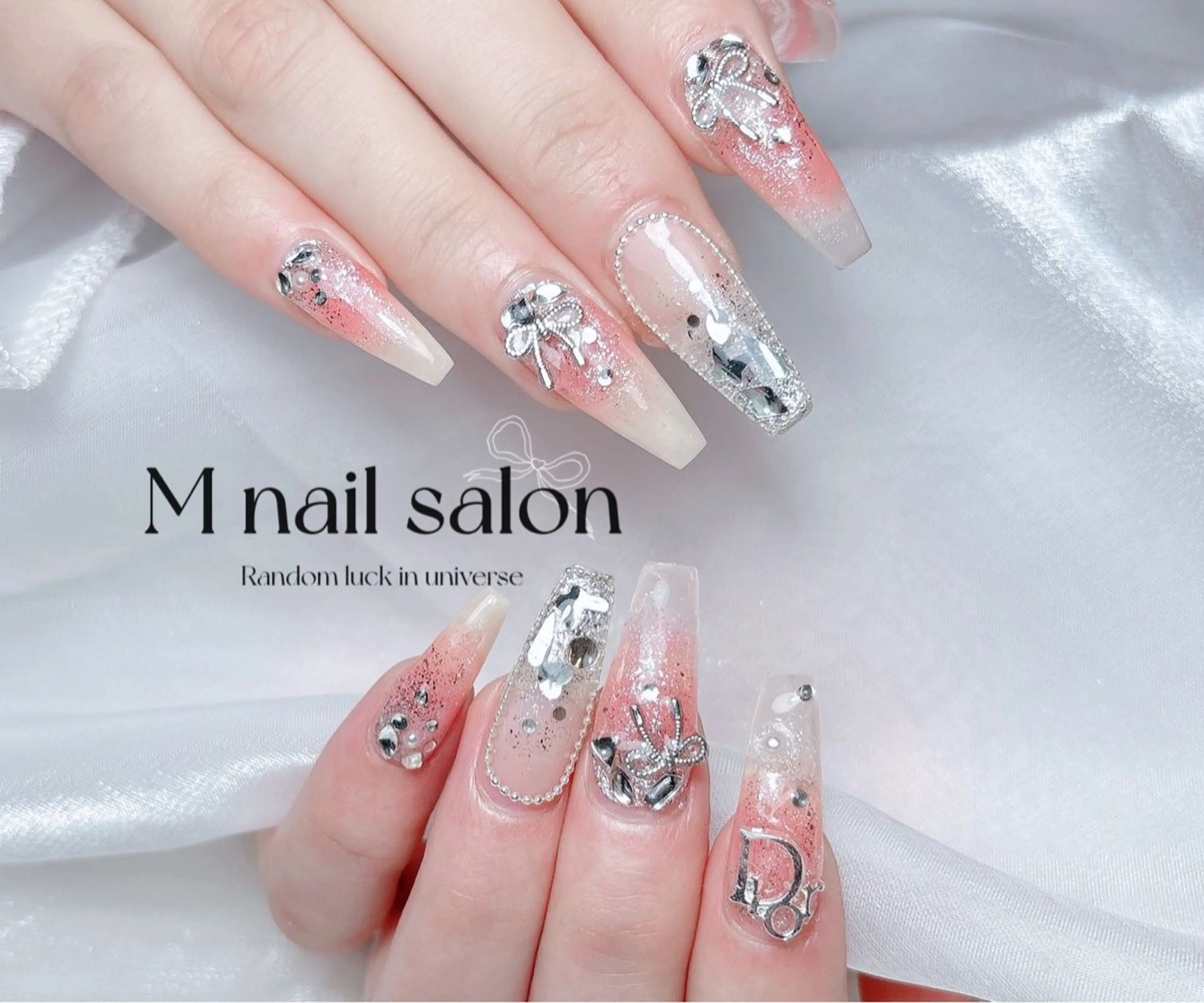 ネイル ハンドネイル M🌷nail 長さだし専門店のネイルデザイン