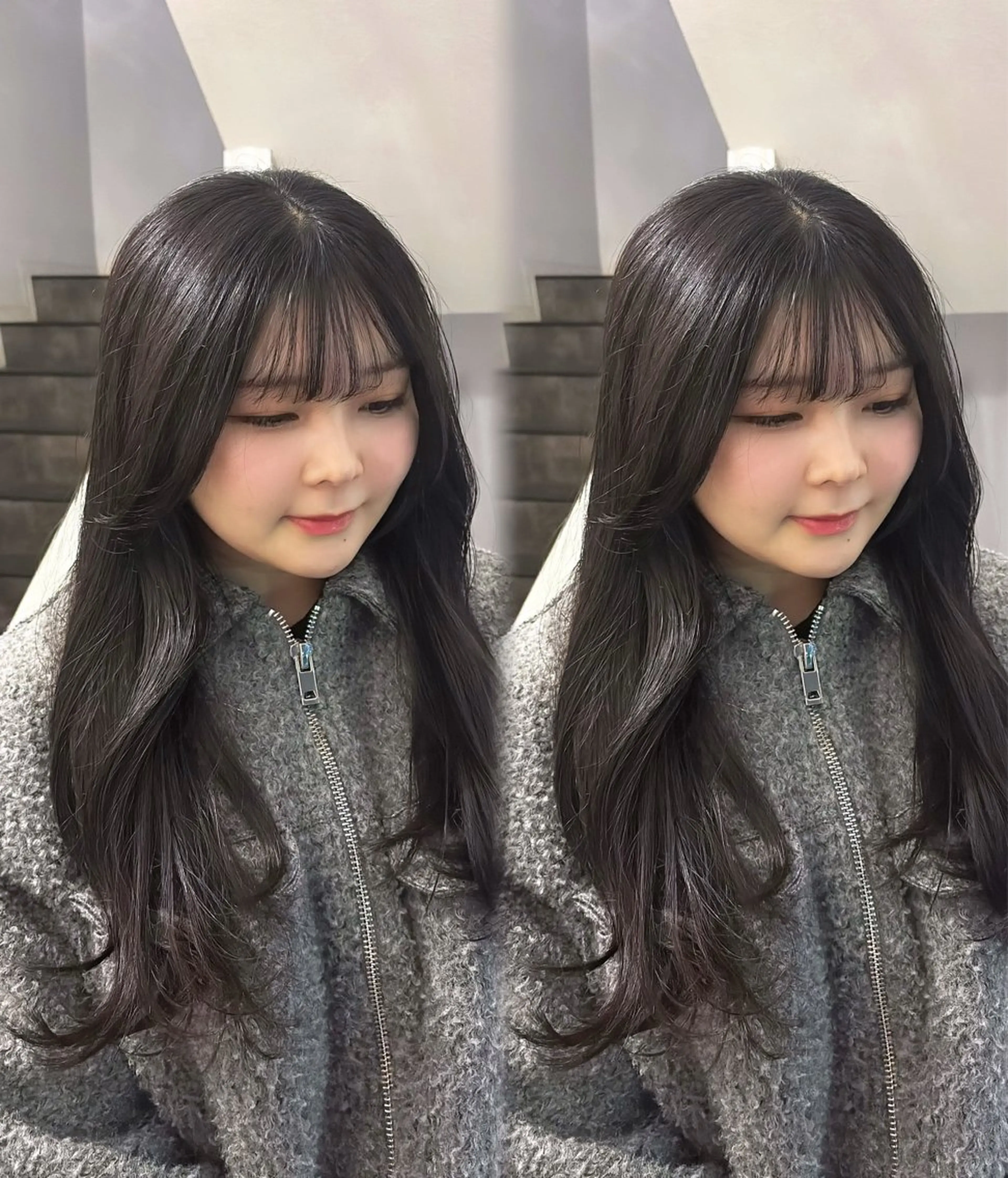 ロング ヘアカラー 杉本 奈々美のヘアスタイル