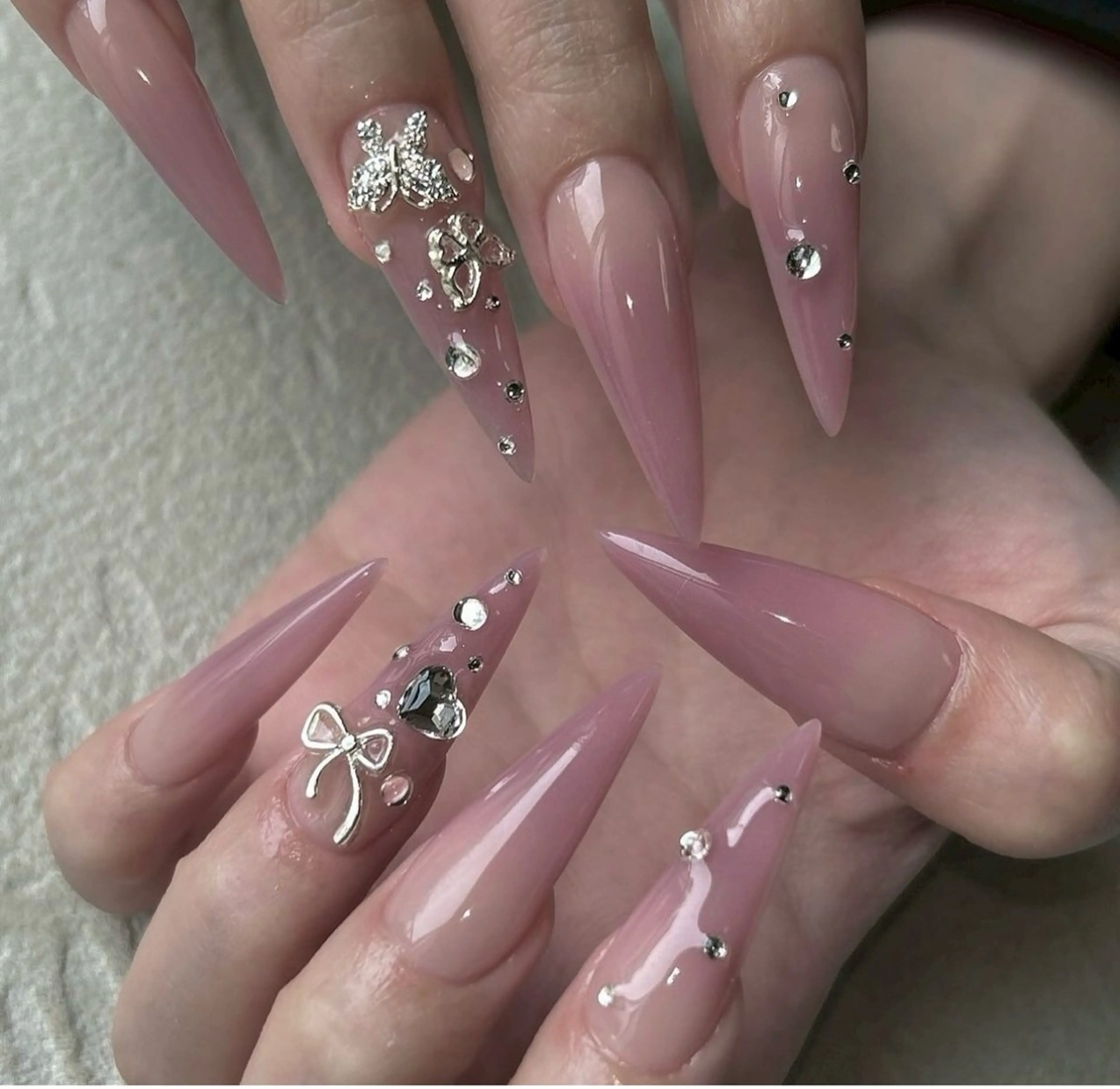 ネイル 韓国ネイル 持ち込み ニュアンスネイル ネイルチップ ハンドネイル TABI ANA.CHUOのネイルデザイン