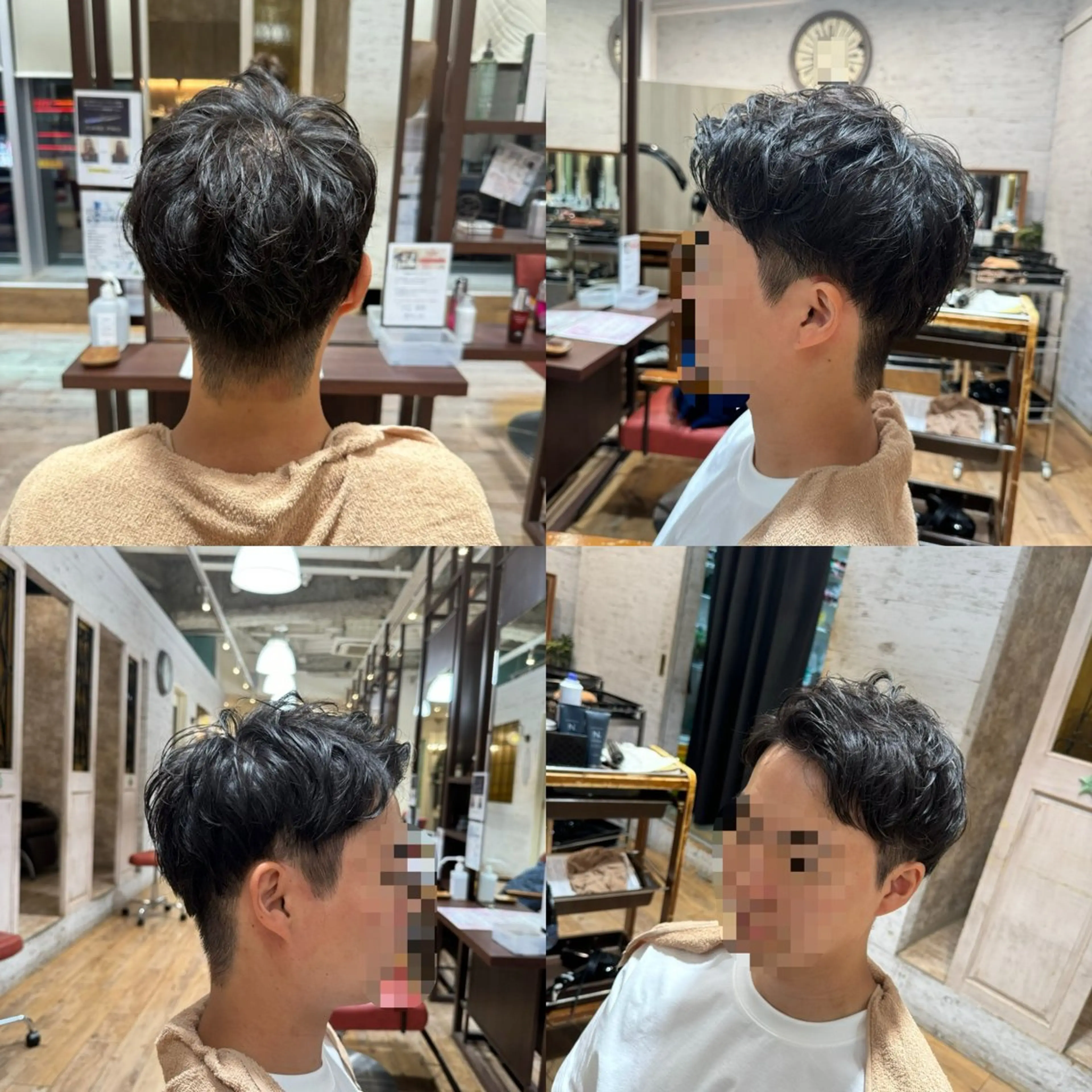 ショート メンズ アップバング ショートヘア fizelleあべのルシアス店所属・⭐️吉崎 竜也⭐️のヘアスタイル