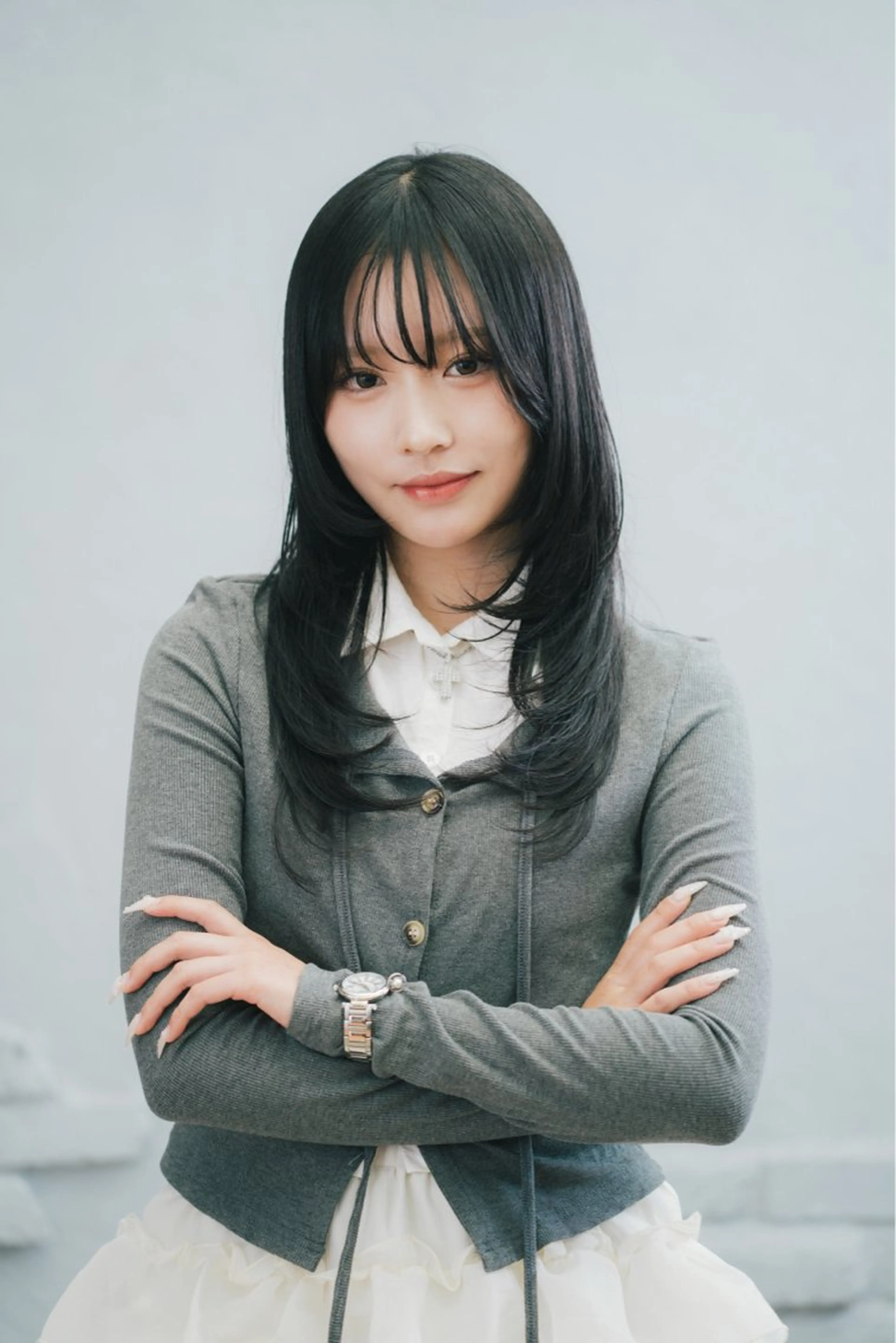 セミロング レイヤーカット カット 二宮 光広のヘアスタイル