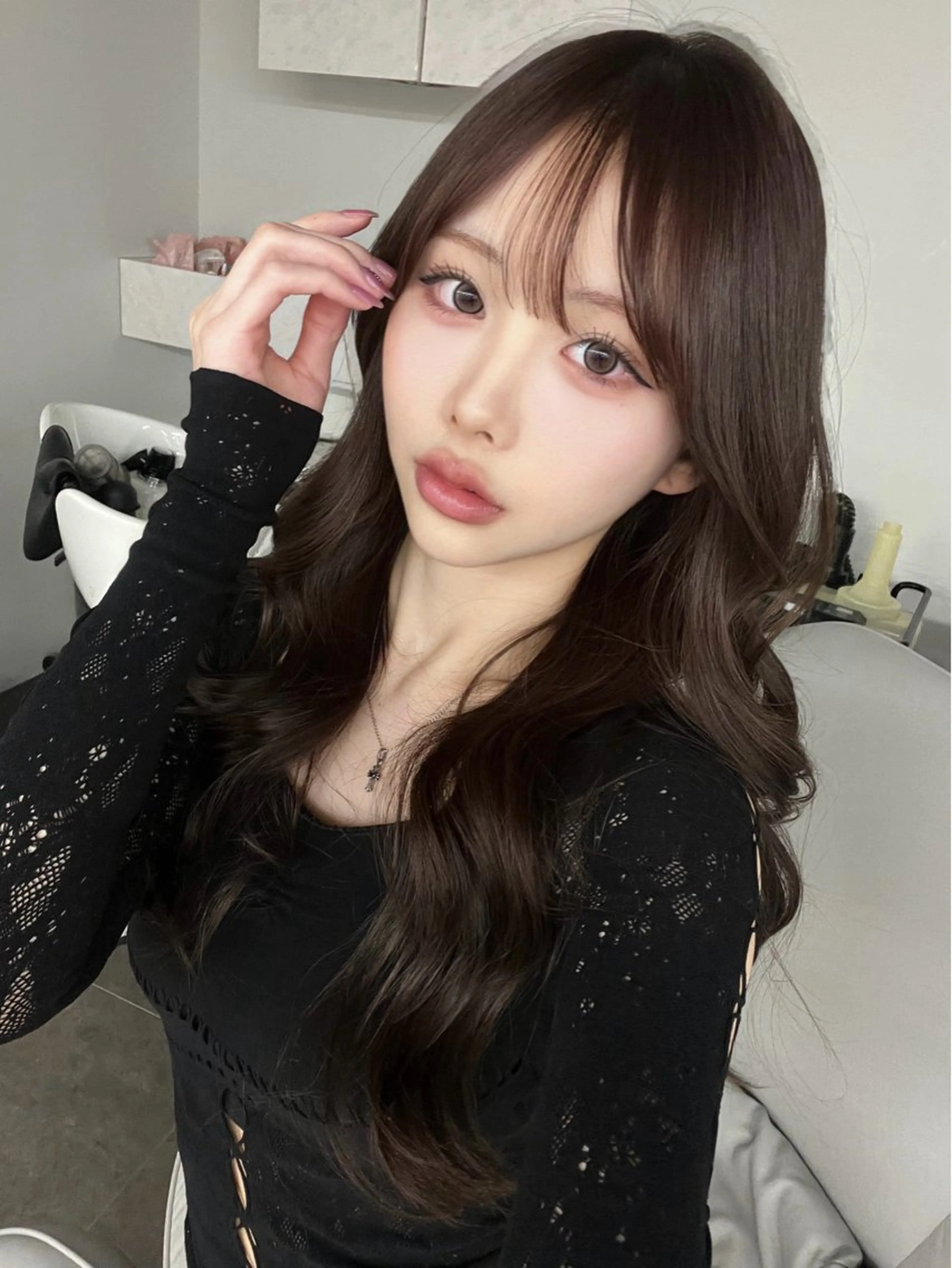 ロング カラー レイヤーカット MAEUL   NAGOYA所属・kaho /レイヤーカットのヘアスタイル