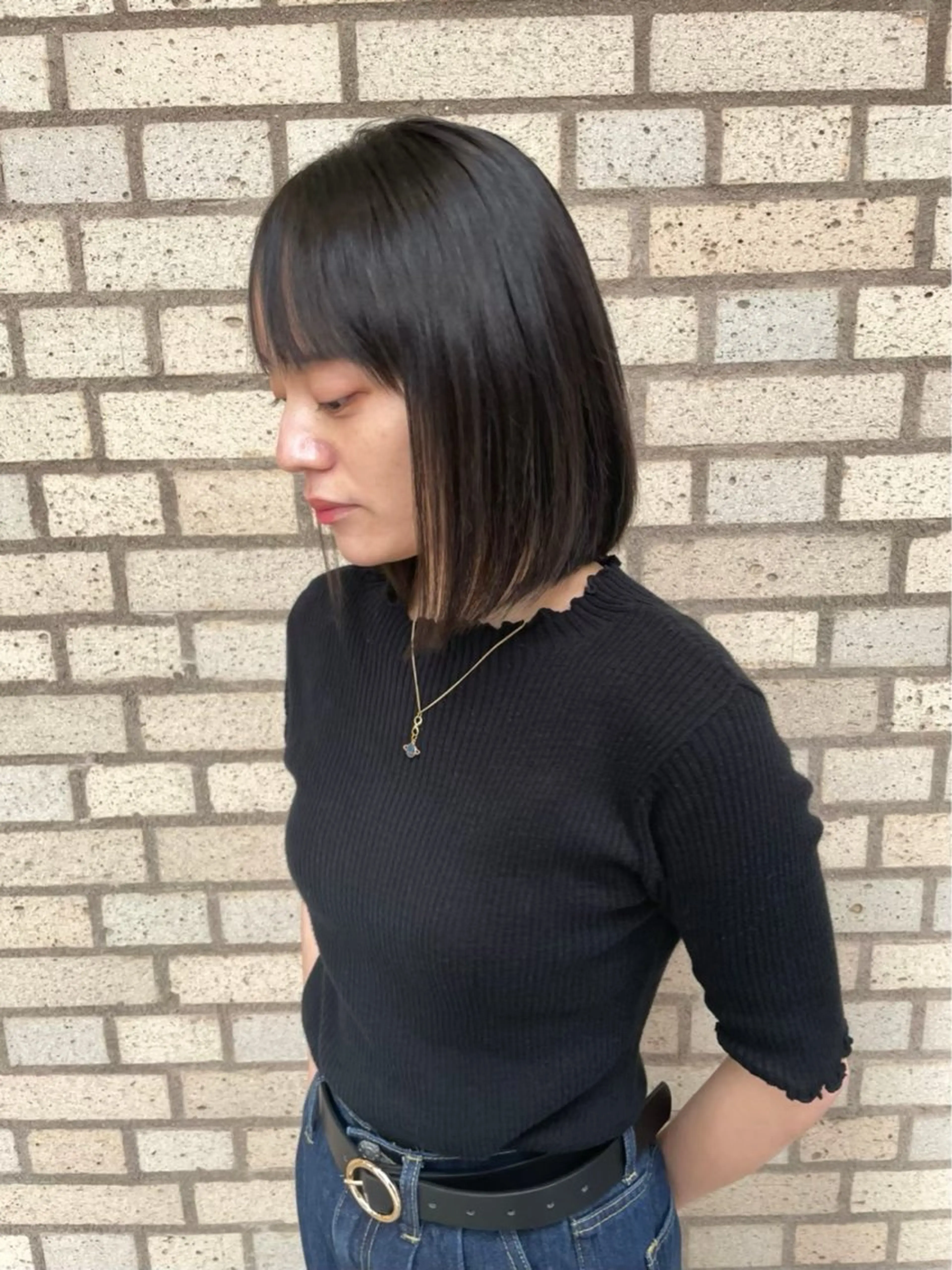 ミディアム ヘアカラー ブレンバイドット所属・ニュアンスカラー/ 🫧レミ(坊主)のヘアスタイル