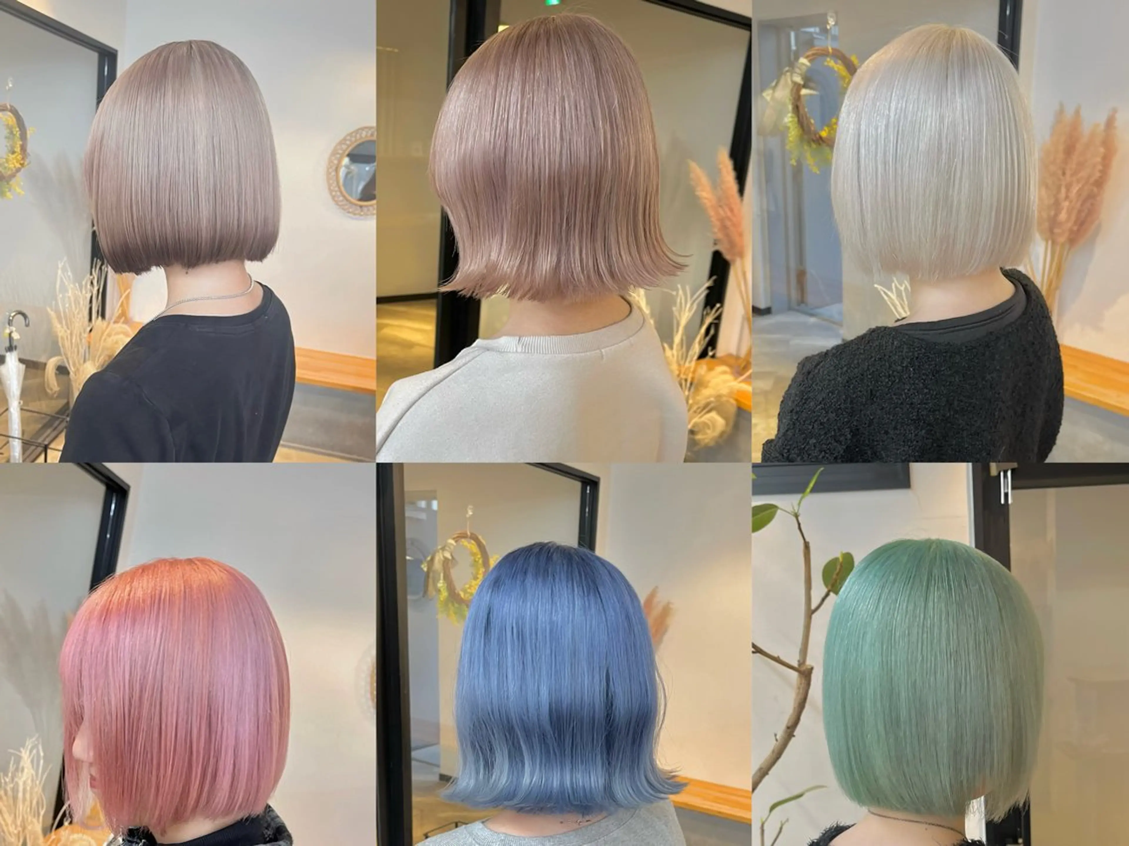 ショート カラー ヘアカラー ハイトーンカラ ー/小川のヘアスタイル