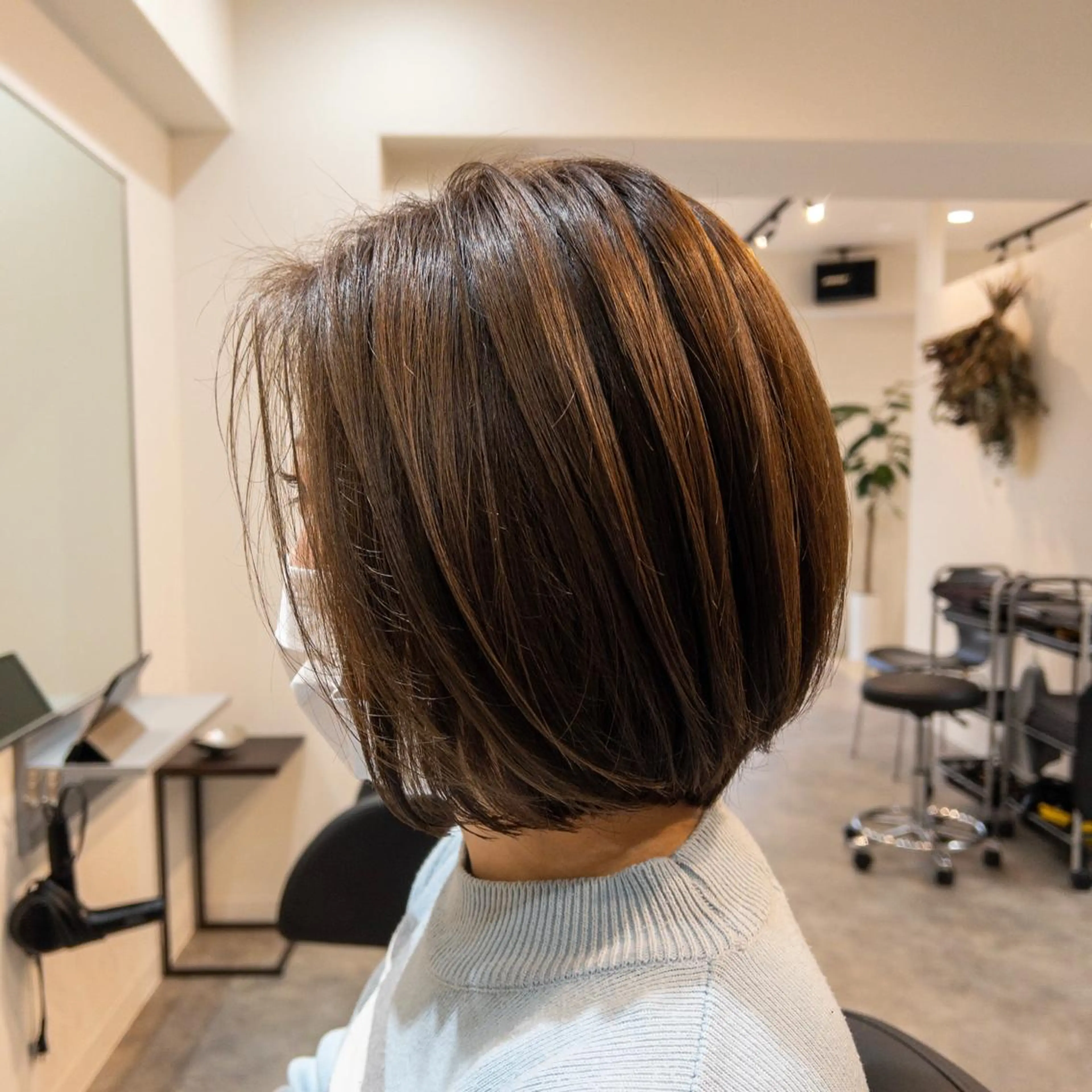 💇カット+カラー🌈+(10分ヘッドスパ💆orクイックトリートメント✨)※男女問わず🚻利用可能の写真