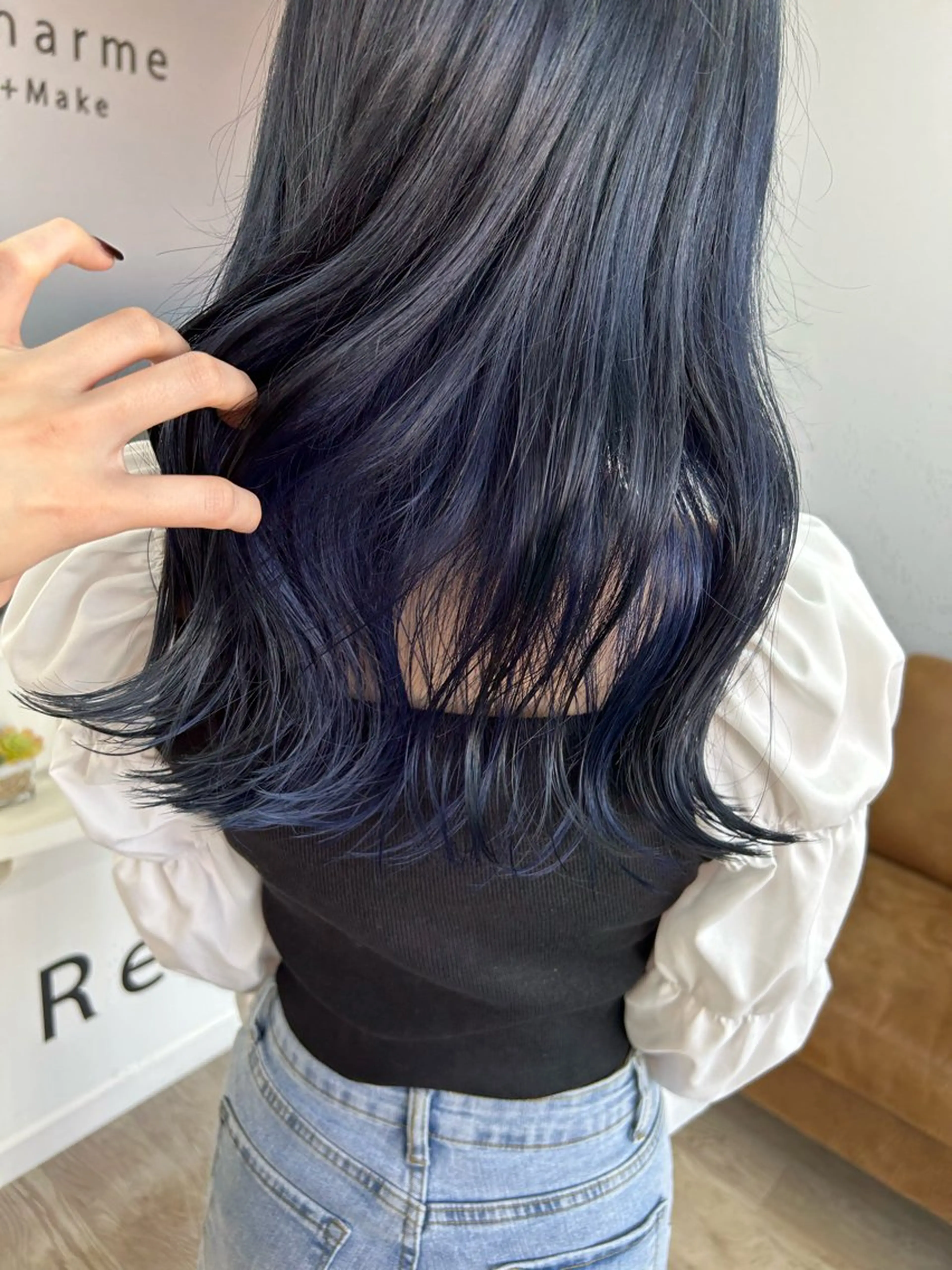 セミロング 🌸星名 萌々🌸 Recharme新保のヘアスタイル