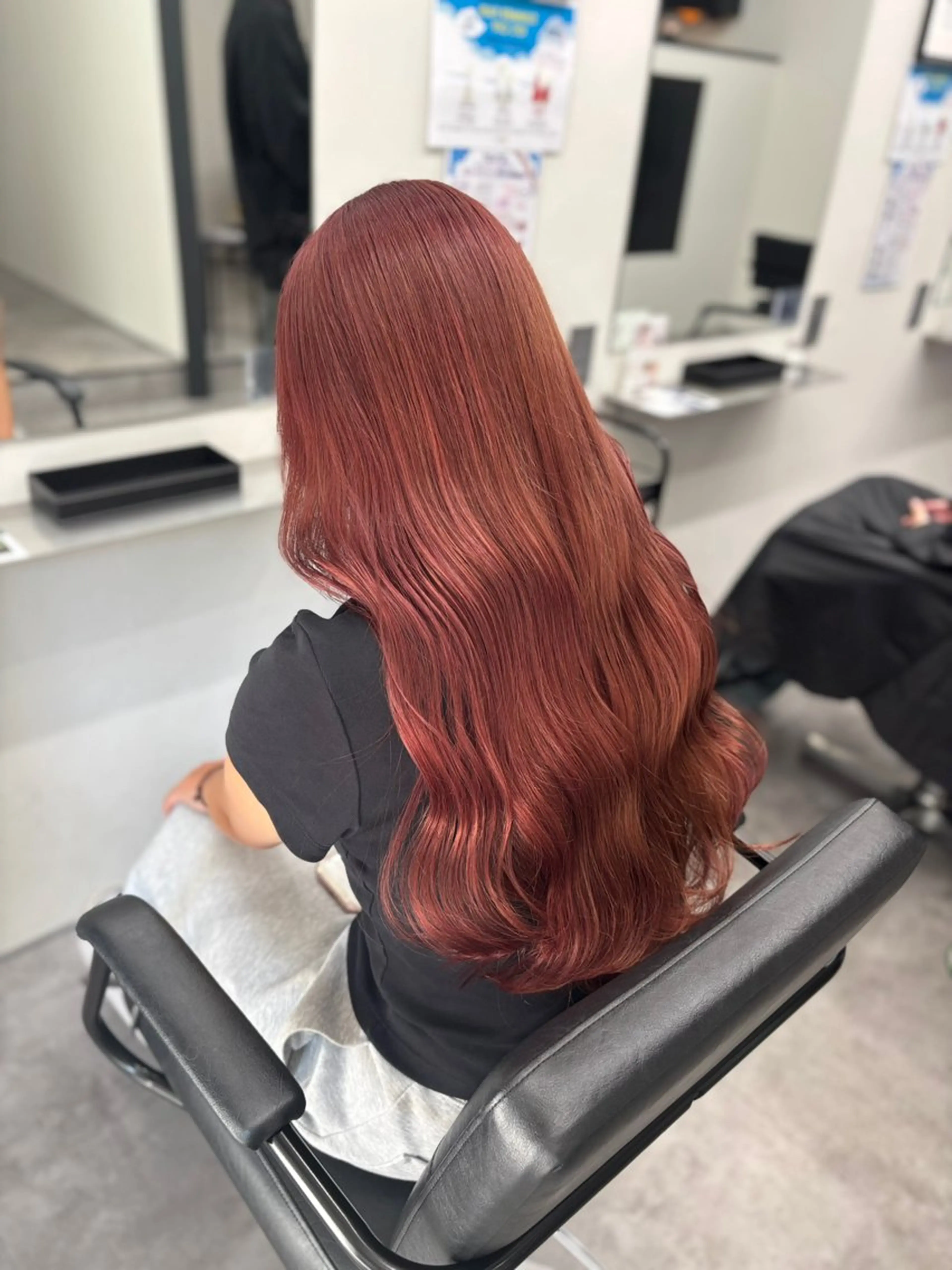 ロング ヘアカラー トリートメント 韓国ヘア/レイヤー 🇰🇷/艶髪/長橋のヘアスタイル