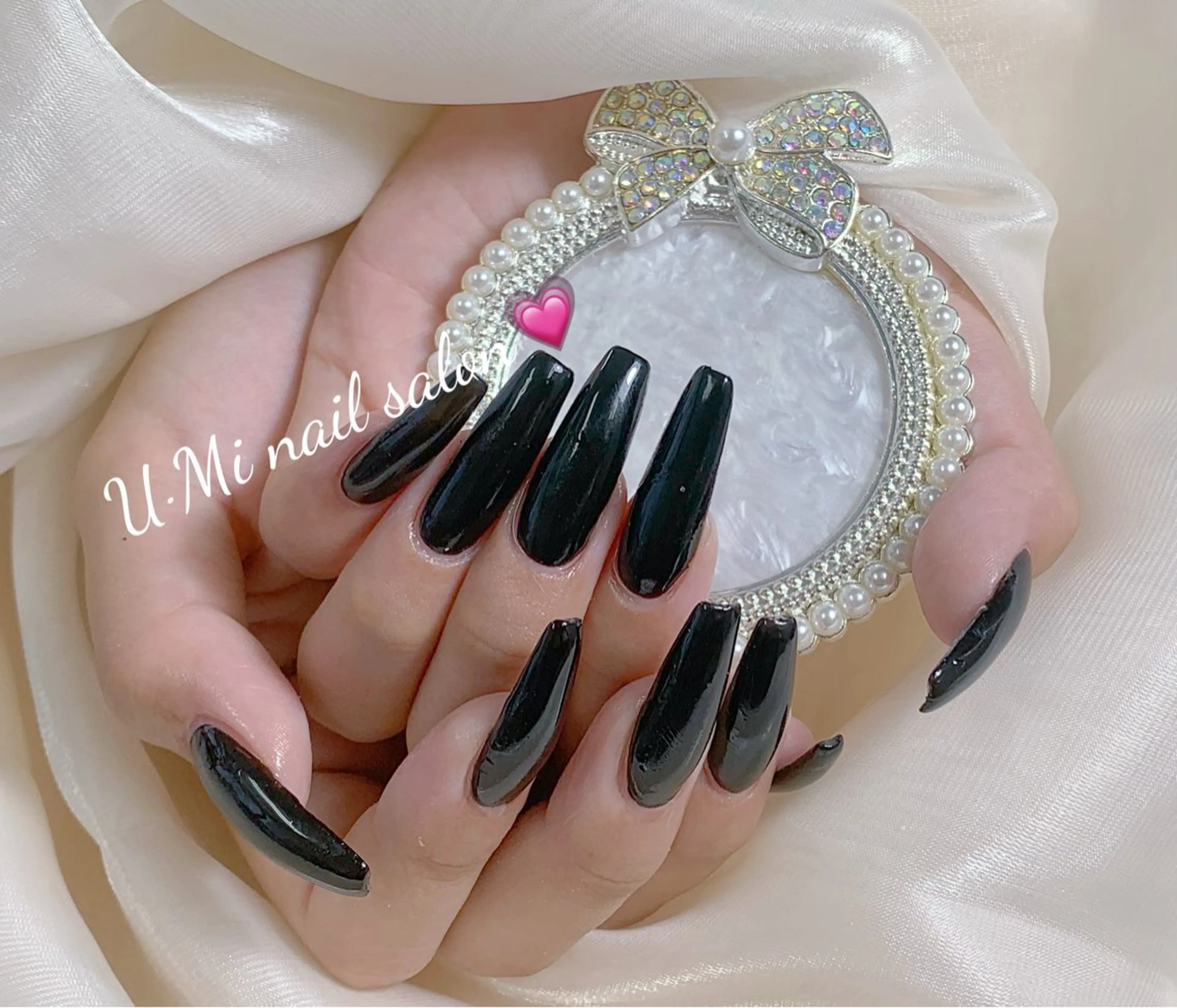 ネイル ワンカラーネイル U·Mi nail salon所属・U·Mi 上野御徒町容のネイルデザイン