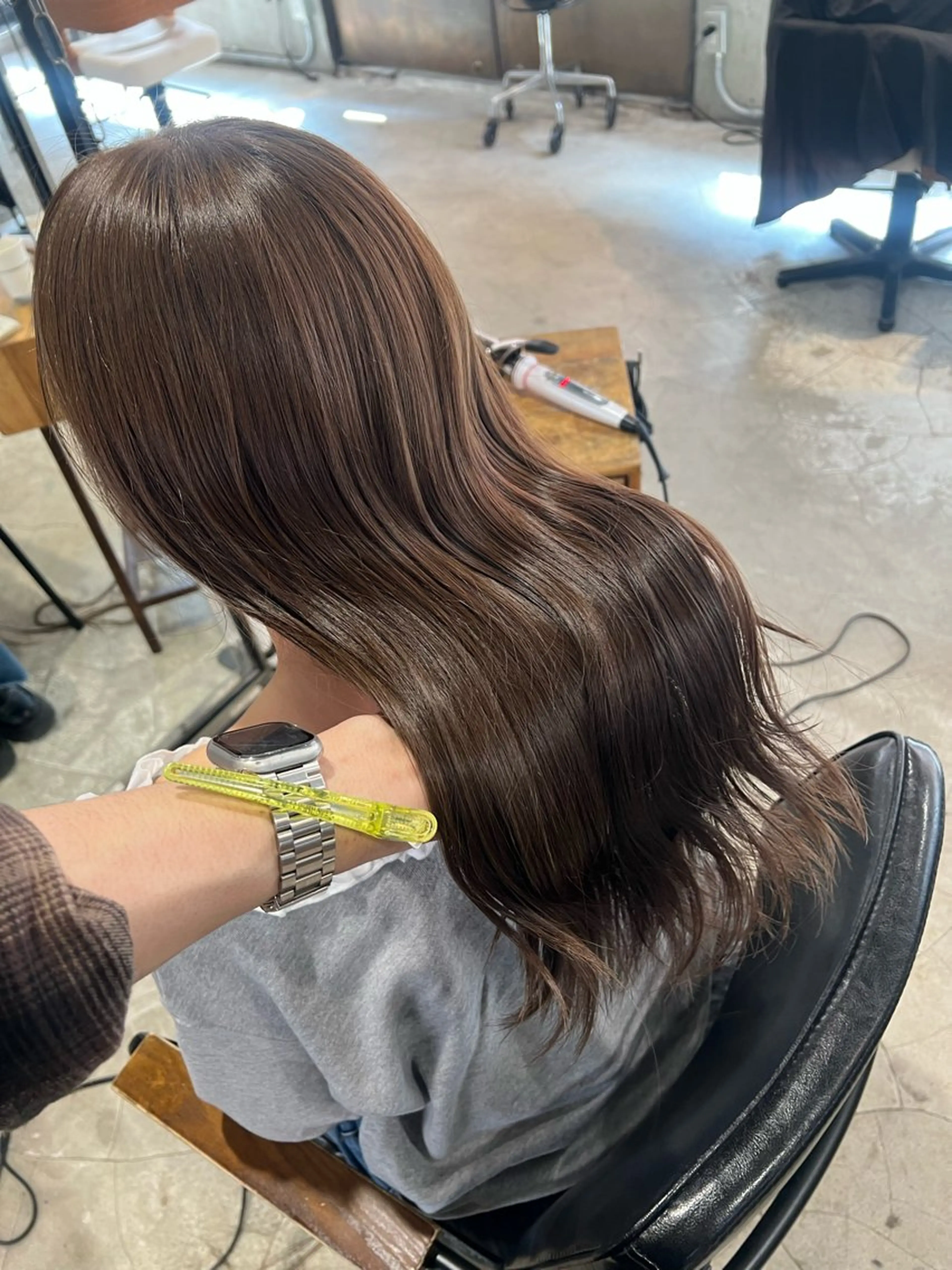 セミロング カラー カット ヘアカラー トリートメント 赤みゼロ/透明感 カラー🌿KANTAのヘアスタイル