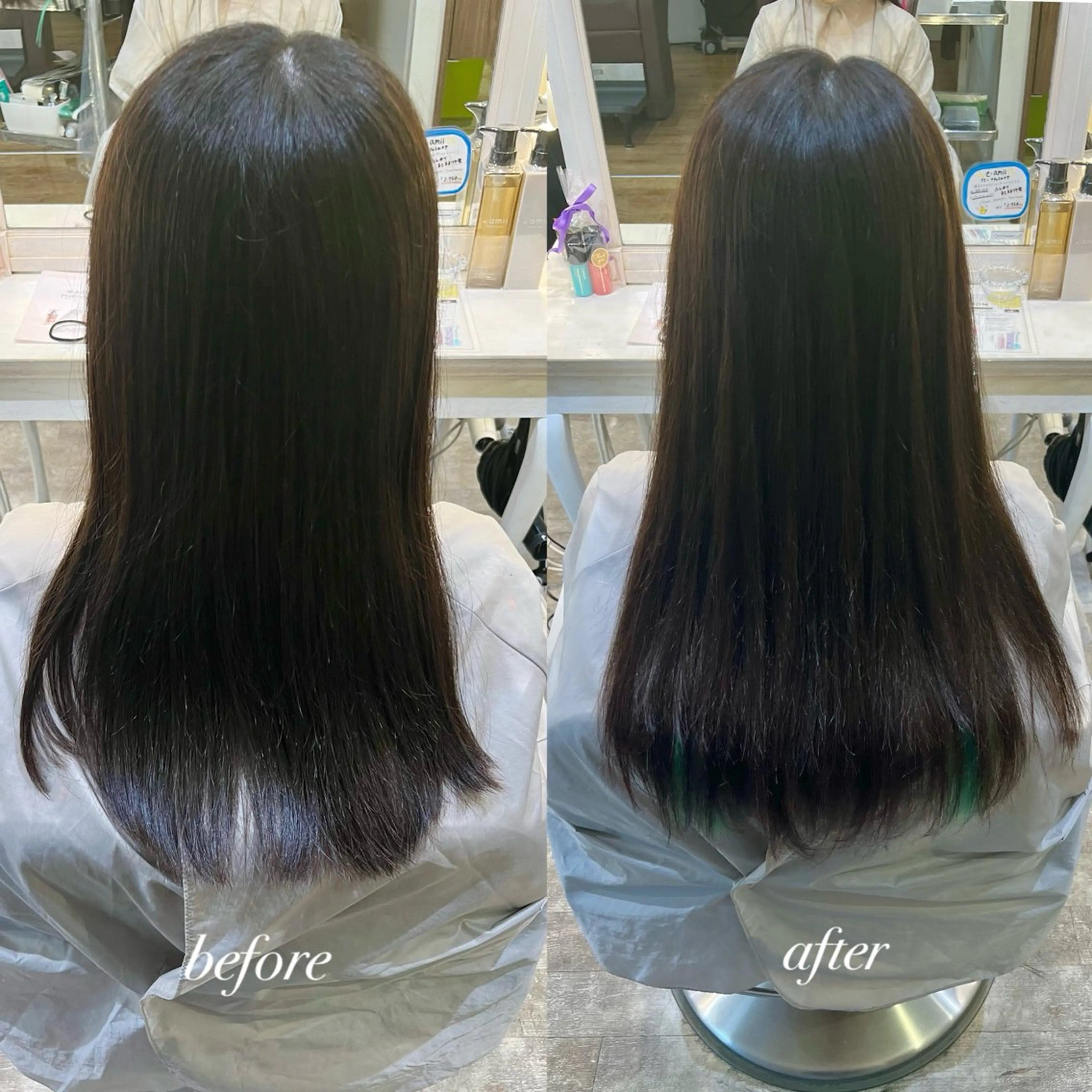 エクステ エクステ🎀 暖色カラー🎀amiのヘアスタイル