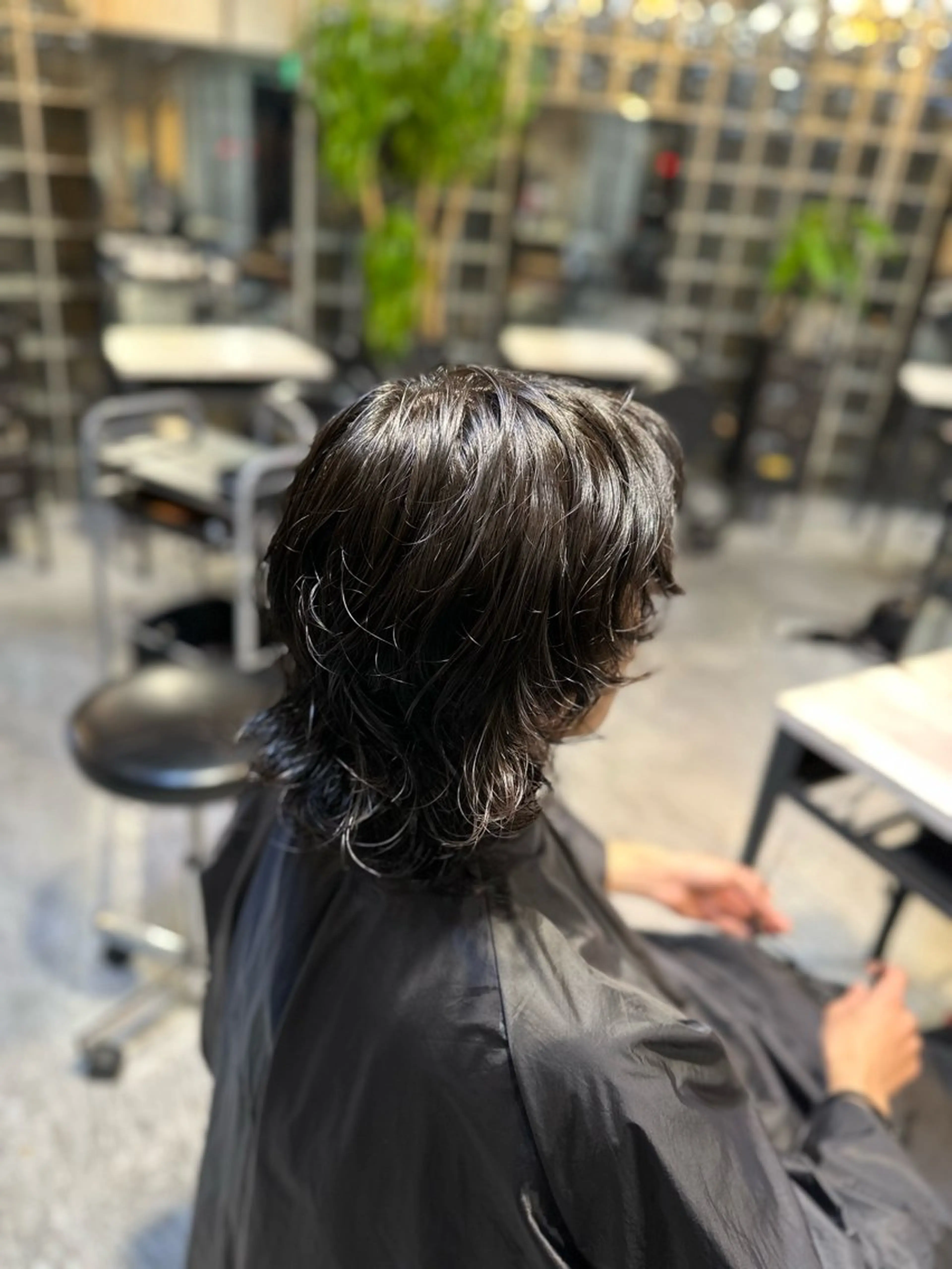 ミディアム ミディアムパーマ 🪐縮毛矯正／海陸 翔のヘアスタイル