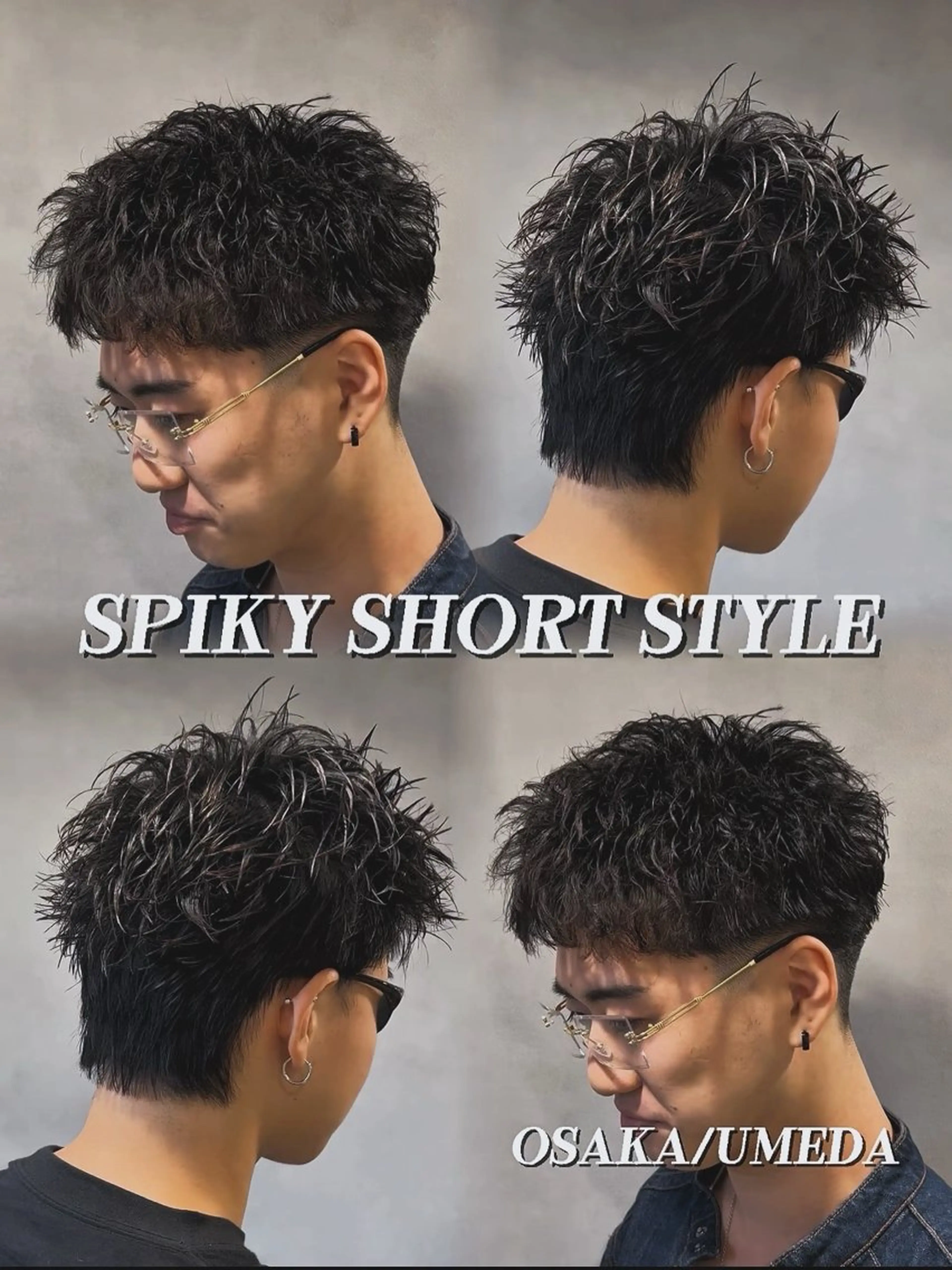 ショート パーマ メンズ 大阪メンズパーマ/ 中崎町/森 大和のヘアスタイル