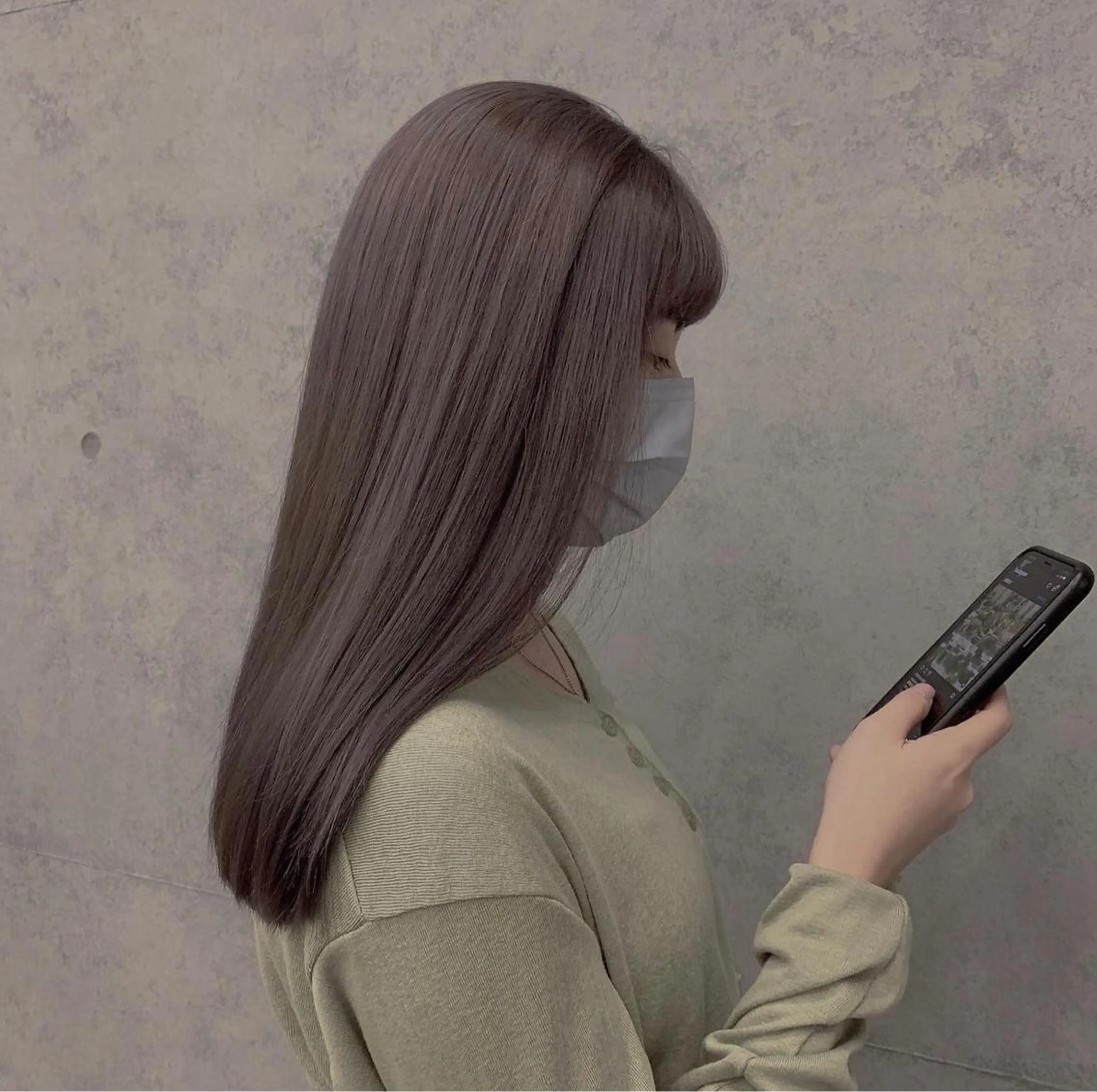 セミロング カラー THESALONS所属・🤍ブリーチカラー /寄田龍樹🤍のヘアスタイル