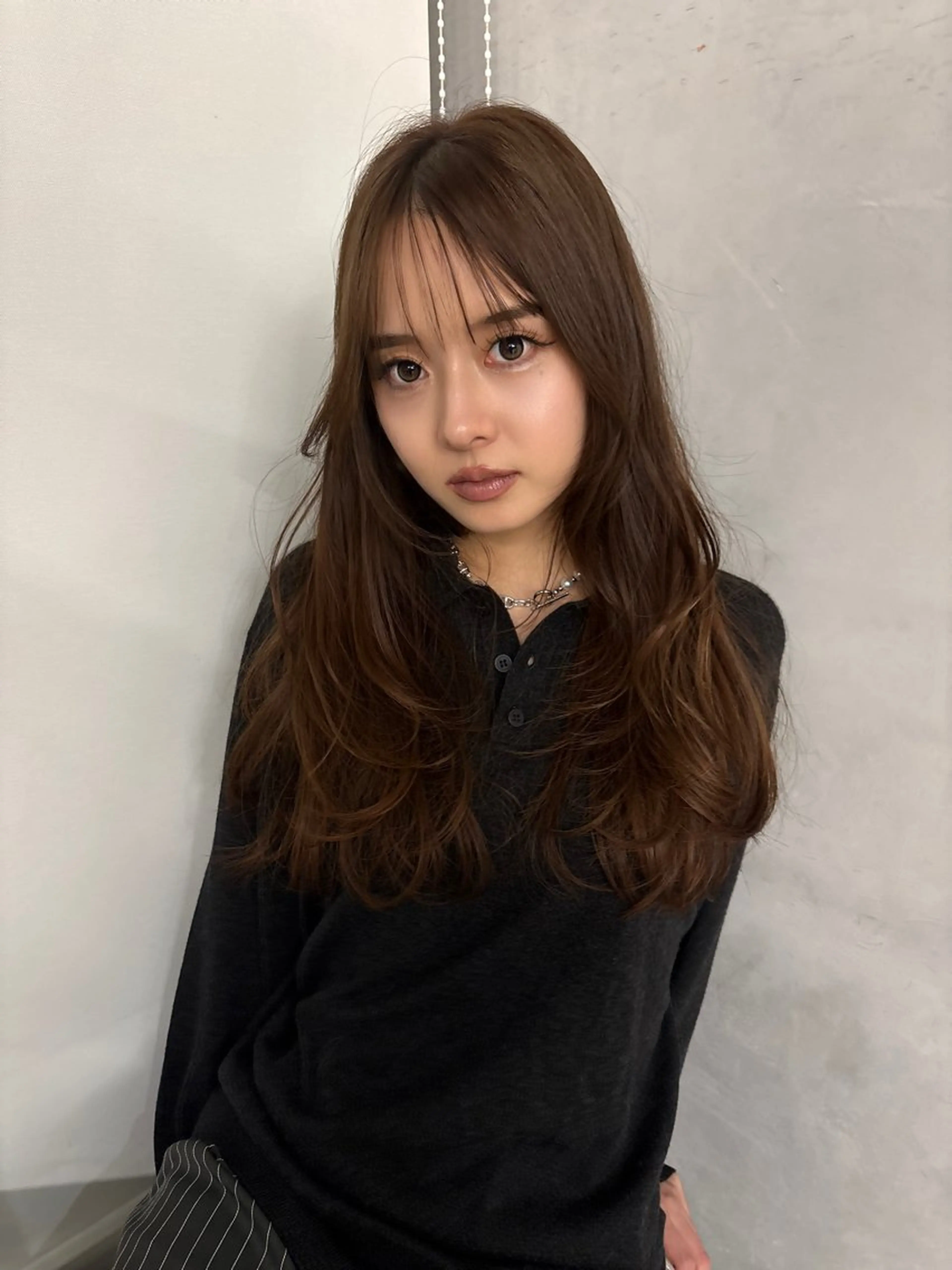 セミロング unami kichijoji所属・💭透明感/艶髪🫧 haluki🫧‪のヘアスタイル