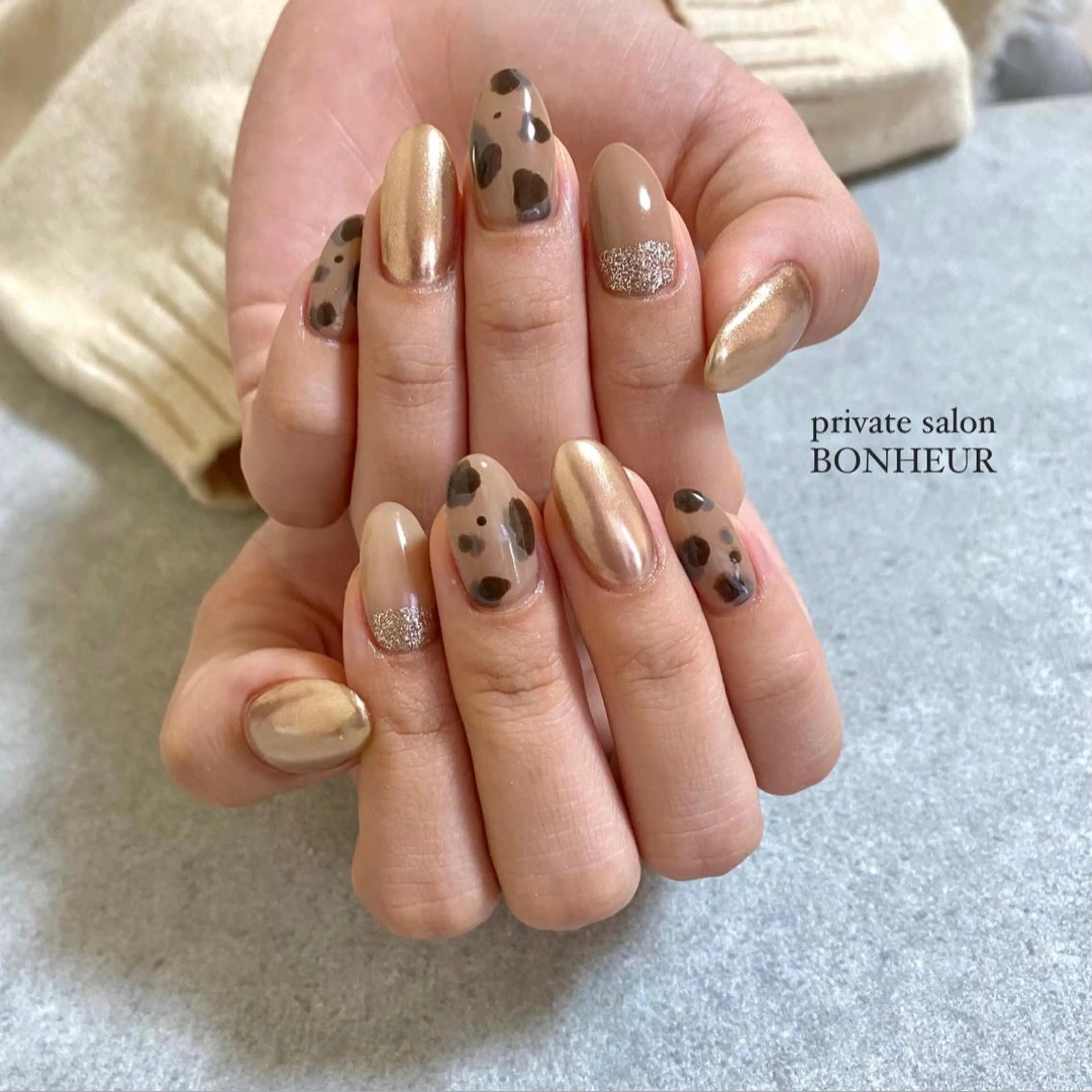 ネイル ハンドネイル BONHEUR Annaのネイルデザイン