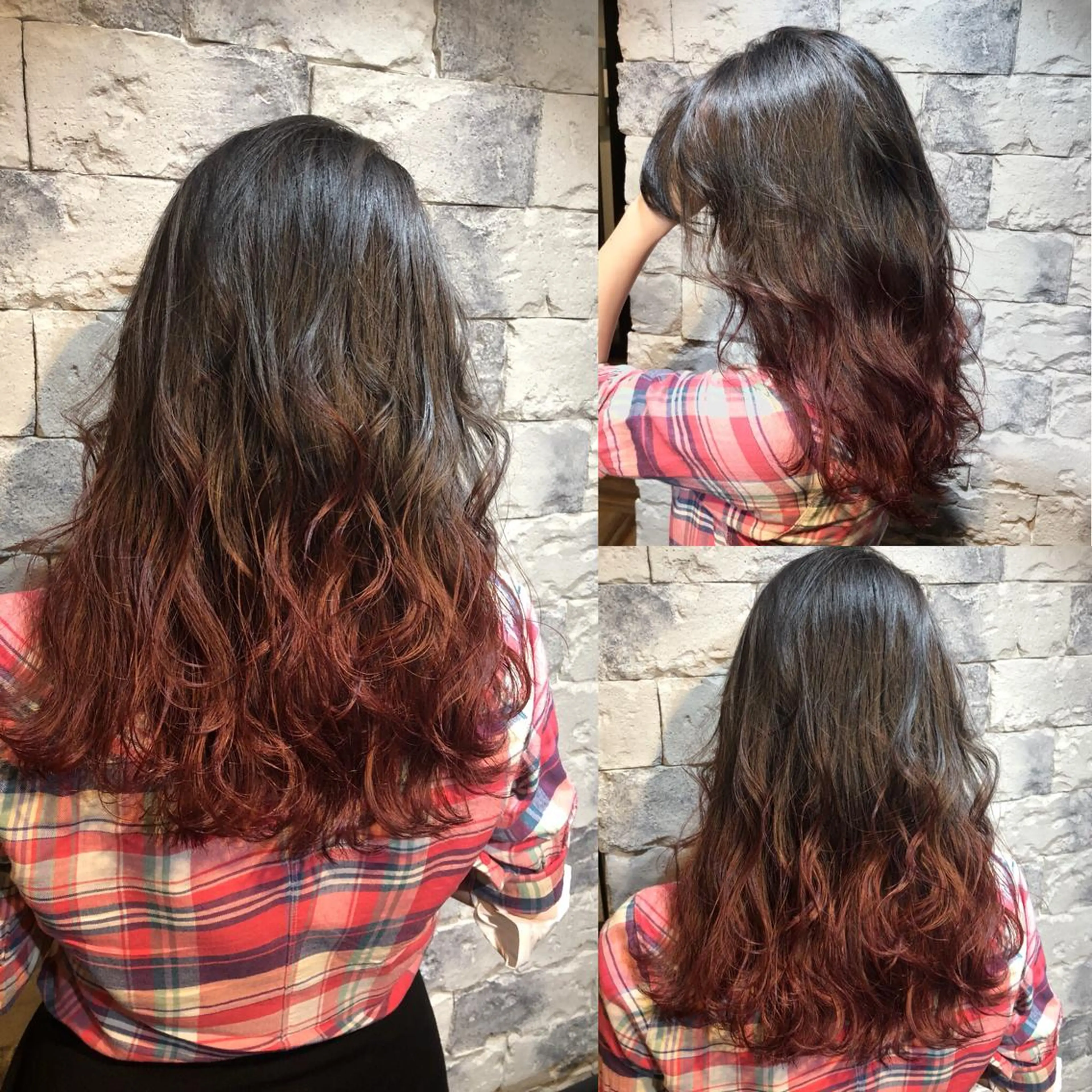 セミロング カラー メンズ メンズバレイヤージュ バレイヤージュ グラデーションカラー レイヤーカット AUBE HAIRazul吉祥寺所属・綺麗な髪質にしたい方 限定🌈清水　祥のヘアスタイル