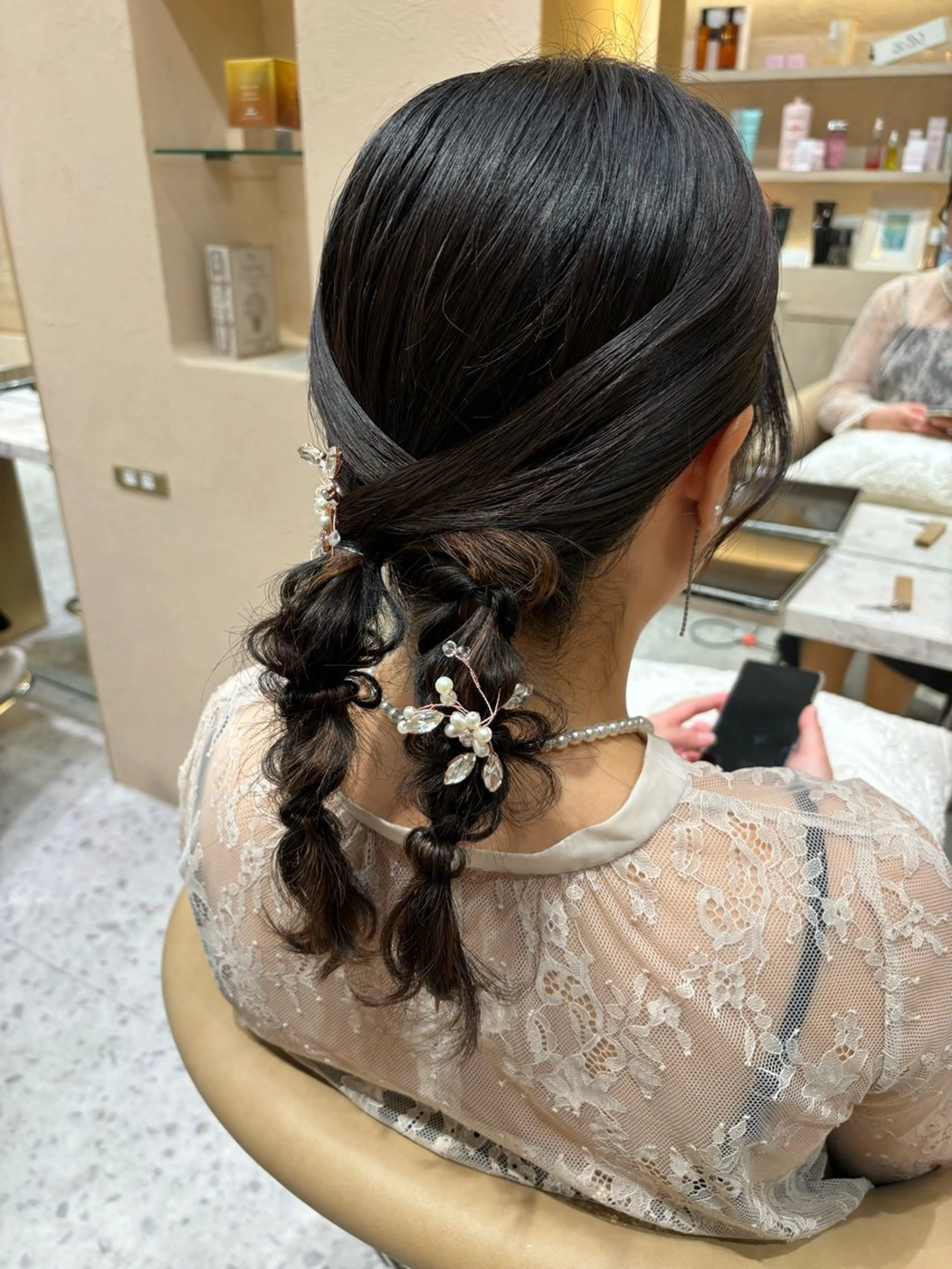 ヘアアレンジ あかね☆ヘアアレンジ /ボブ/縮毛矯正のヘアスタイル