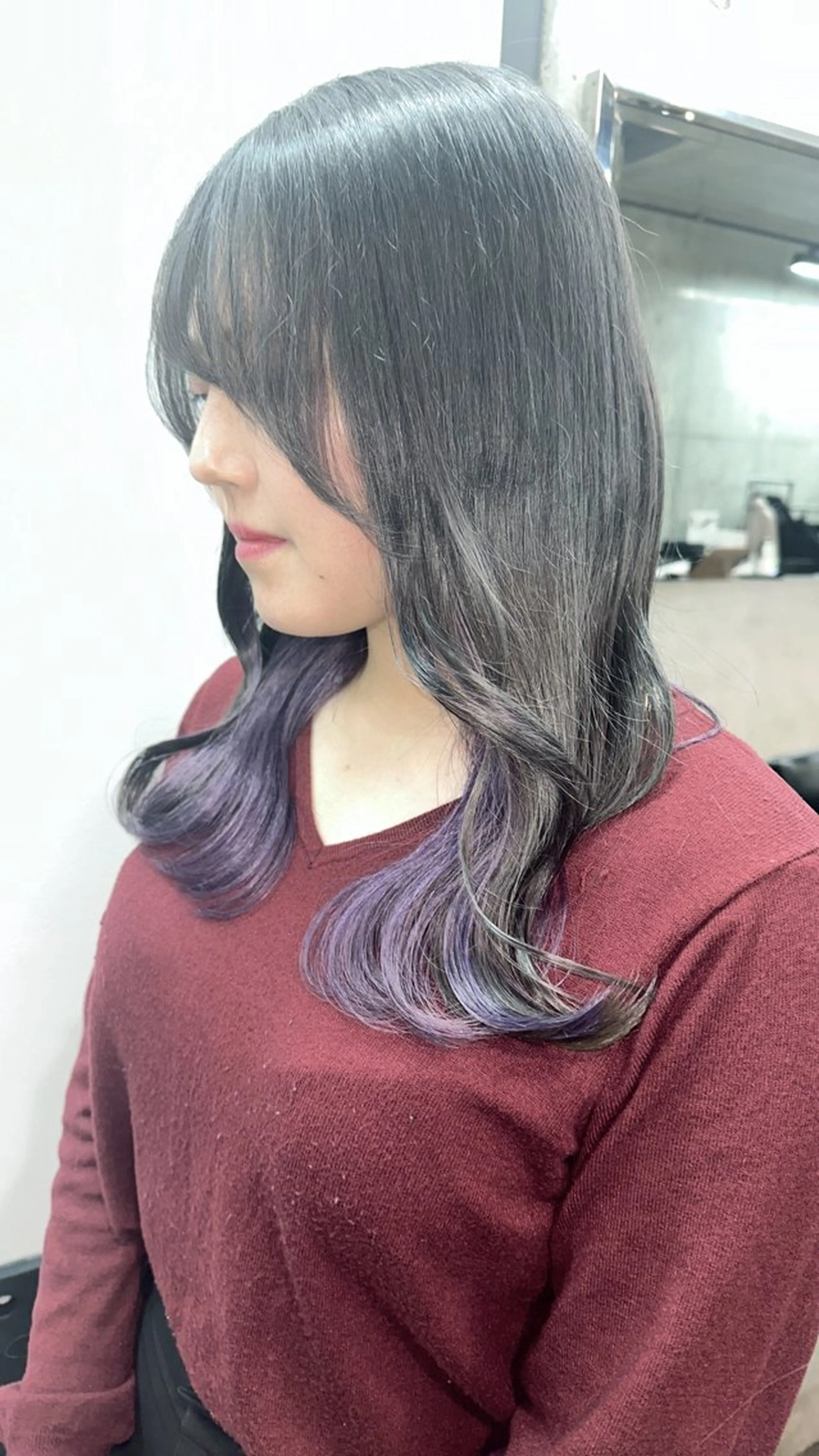 ミディアム カラー ✨最安値✨エクステ カラー🌼つきな🌼のヘアスタイル