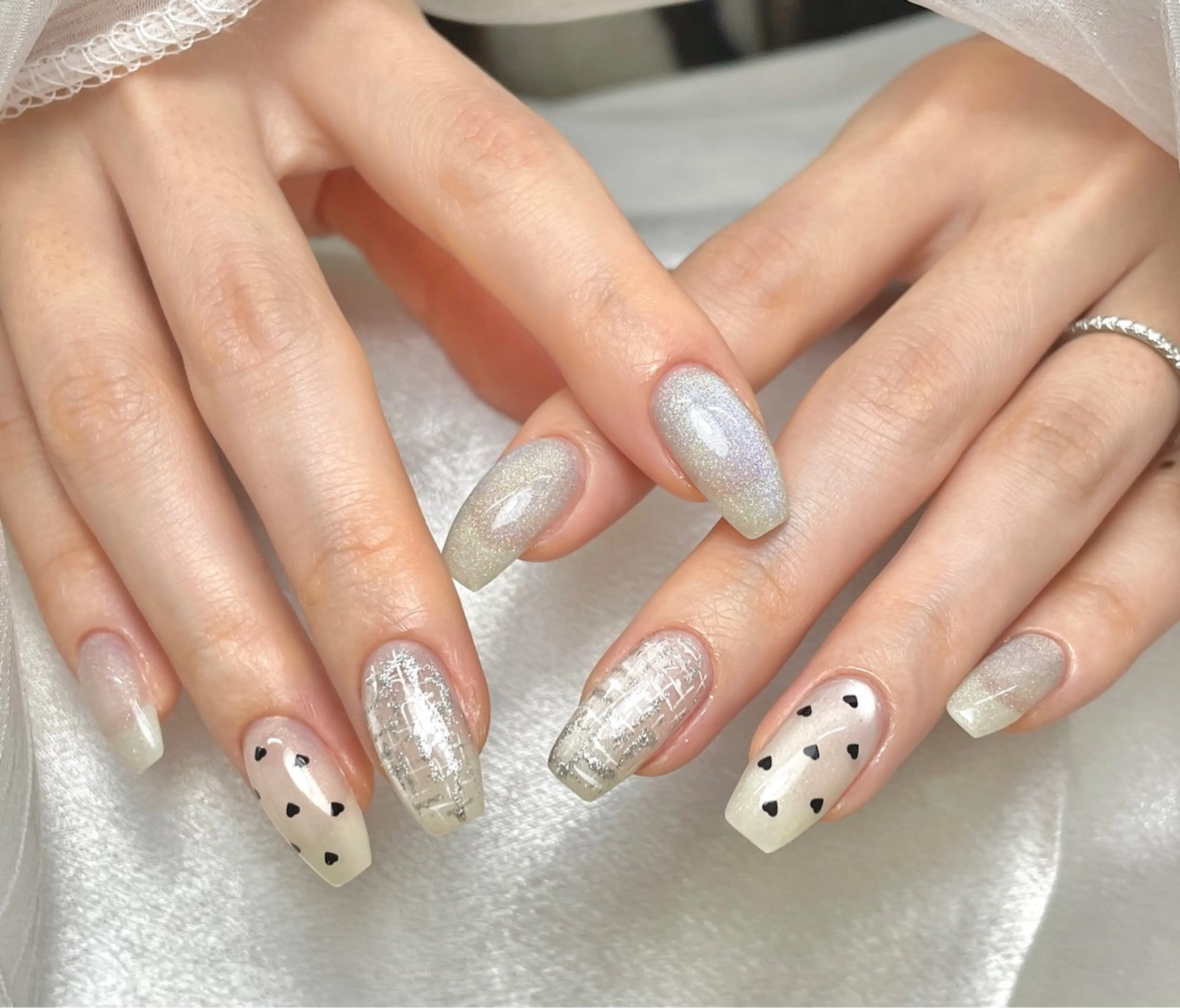 ネイル 持ち込み 夏 目のネイルデザイン