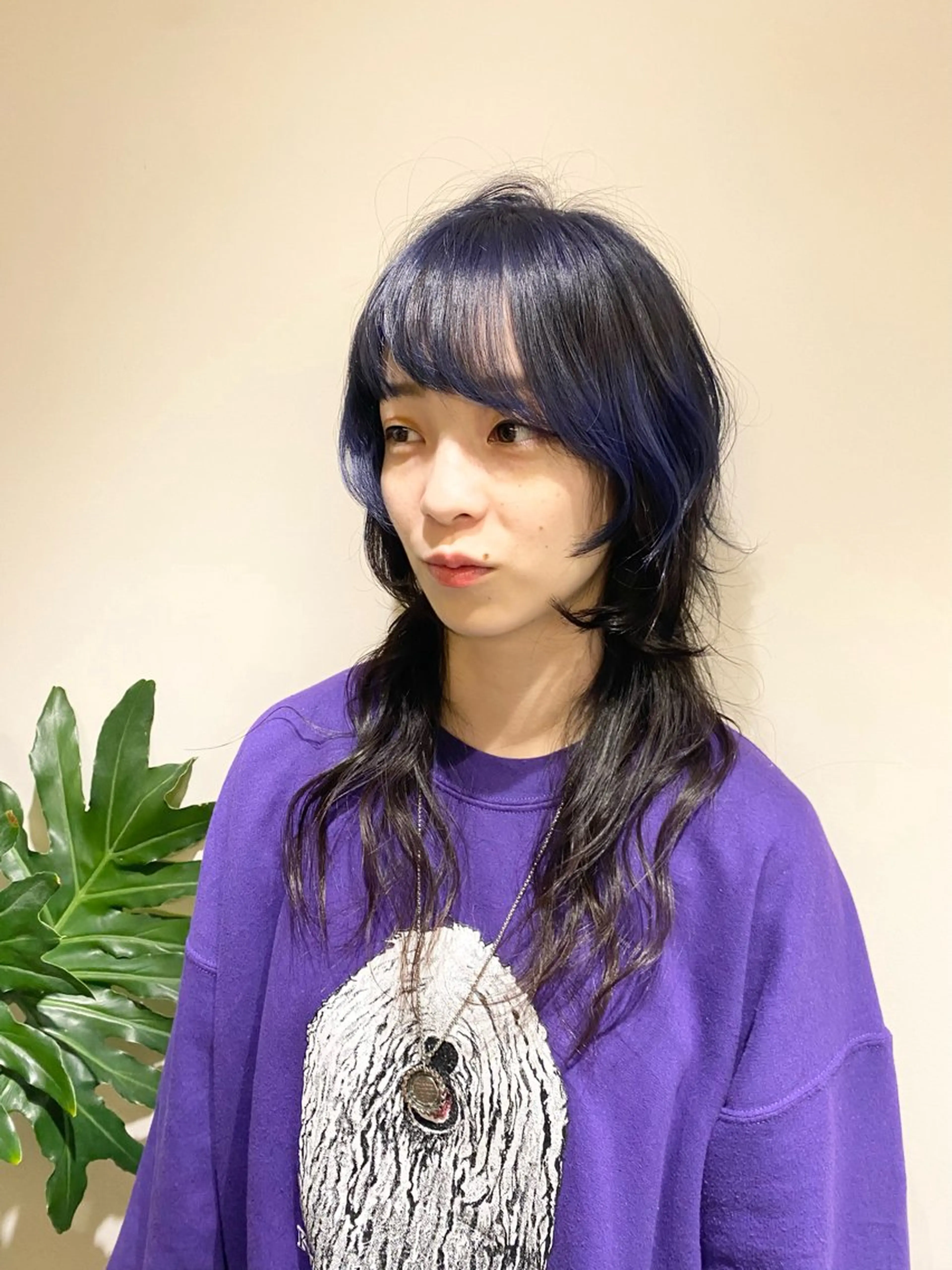 ロング ウルフカット MignonS阪神西宮店所属・多田 まりやのヘアスタイル