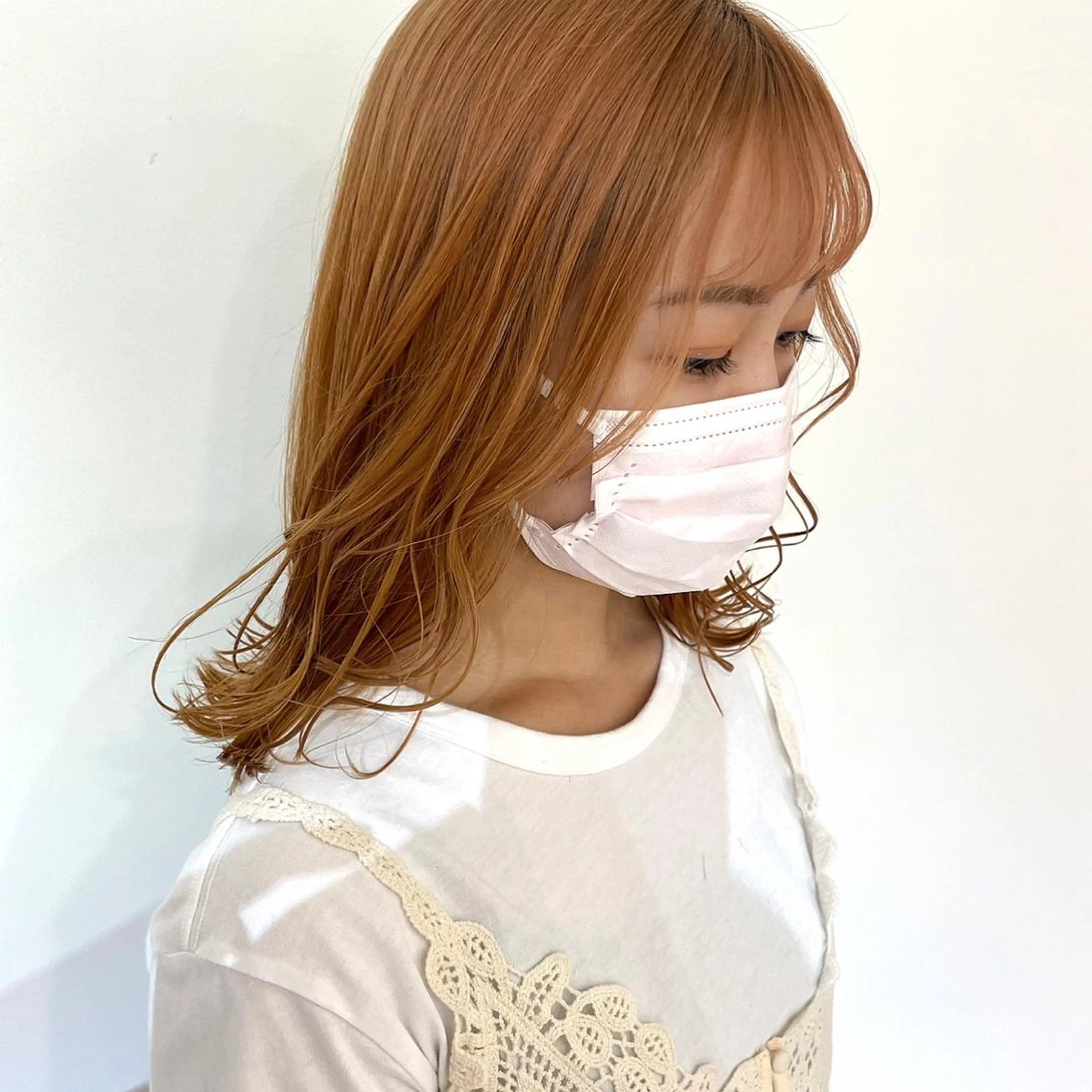 ミディアム 佐藤 梨里花 ❤︎のヘアスタイル